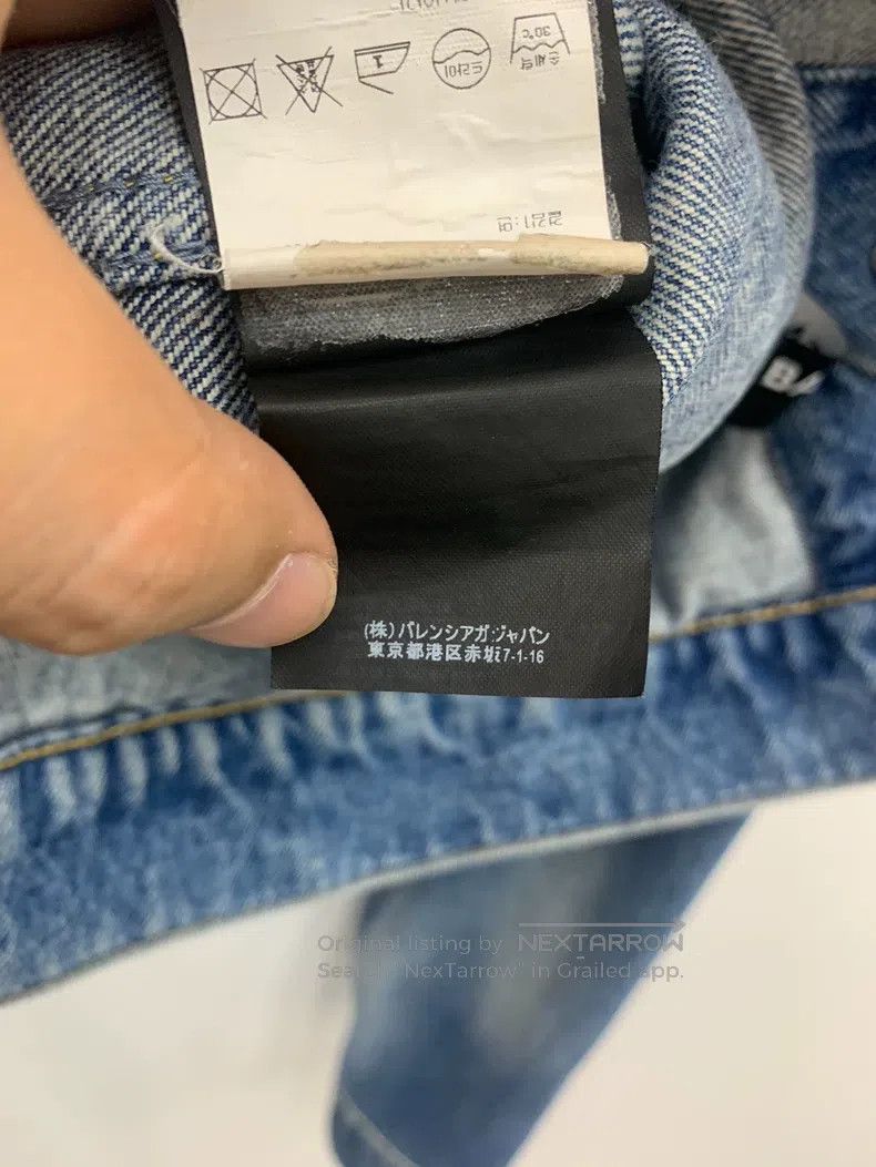 Balenciaga Balenciaga Classic Blue Denim Jacket Size US M / EU 48-50 / 2 - 7 Thumbnail