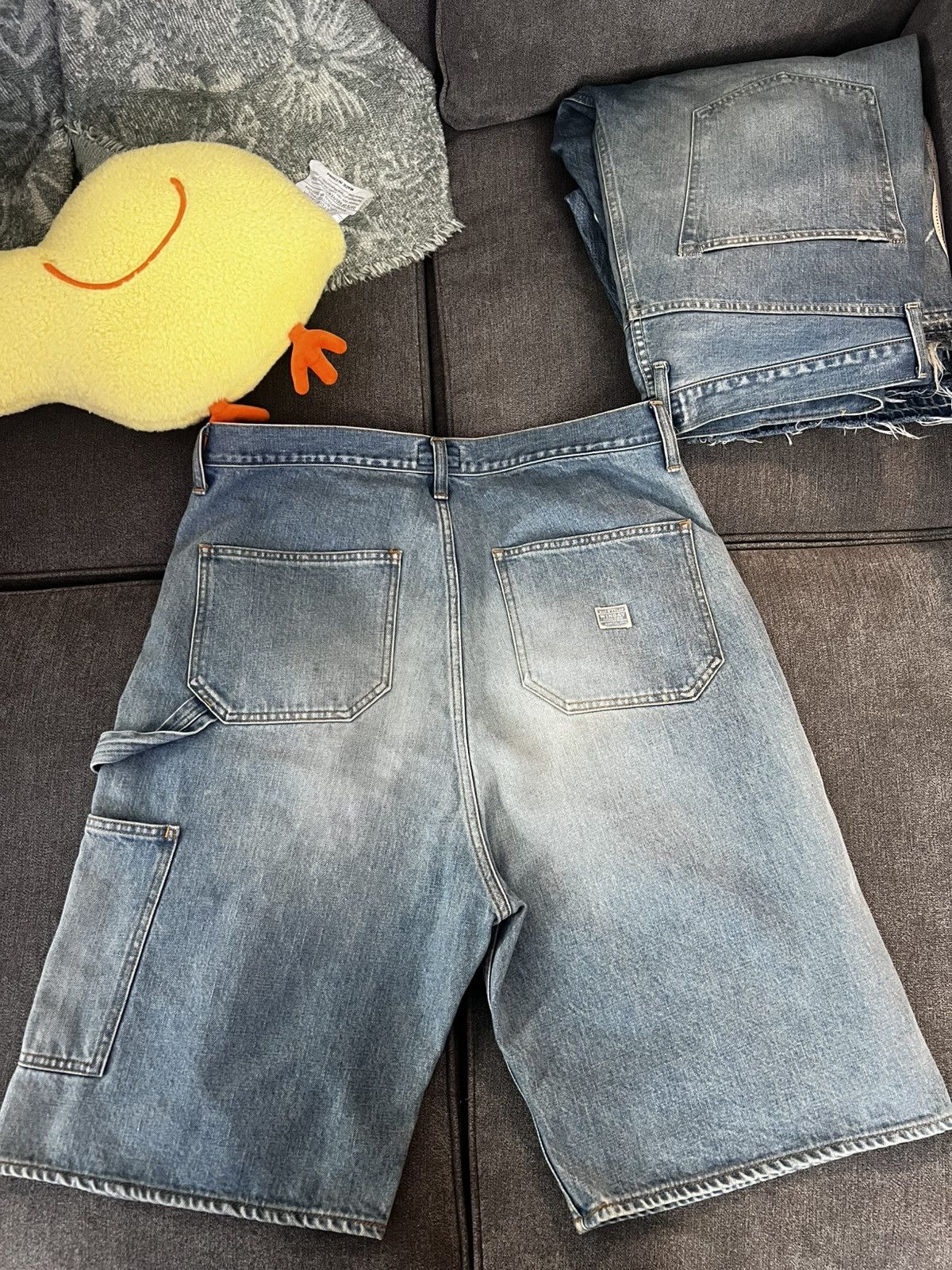 最終出品 早い者勝ち 確実正規品 kapital studs shorts 34 KAPITAL】STUDS REMAKE DENIM SHORTS 34 - メルカリ
