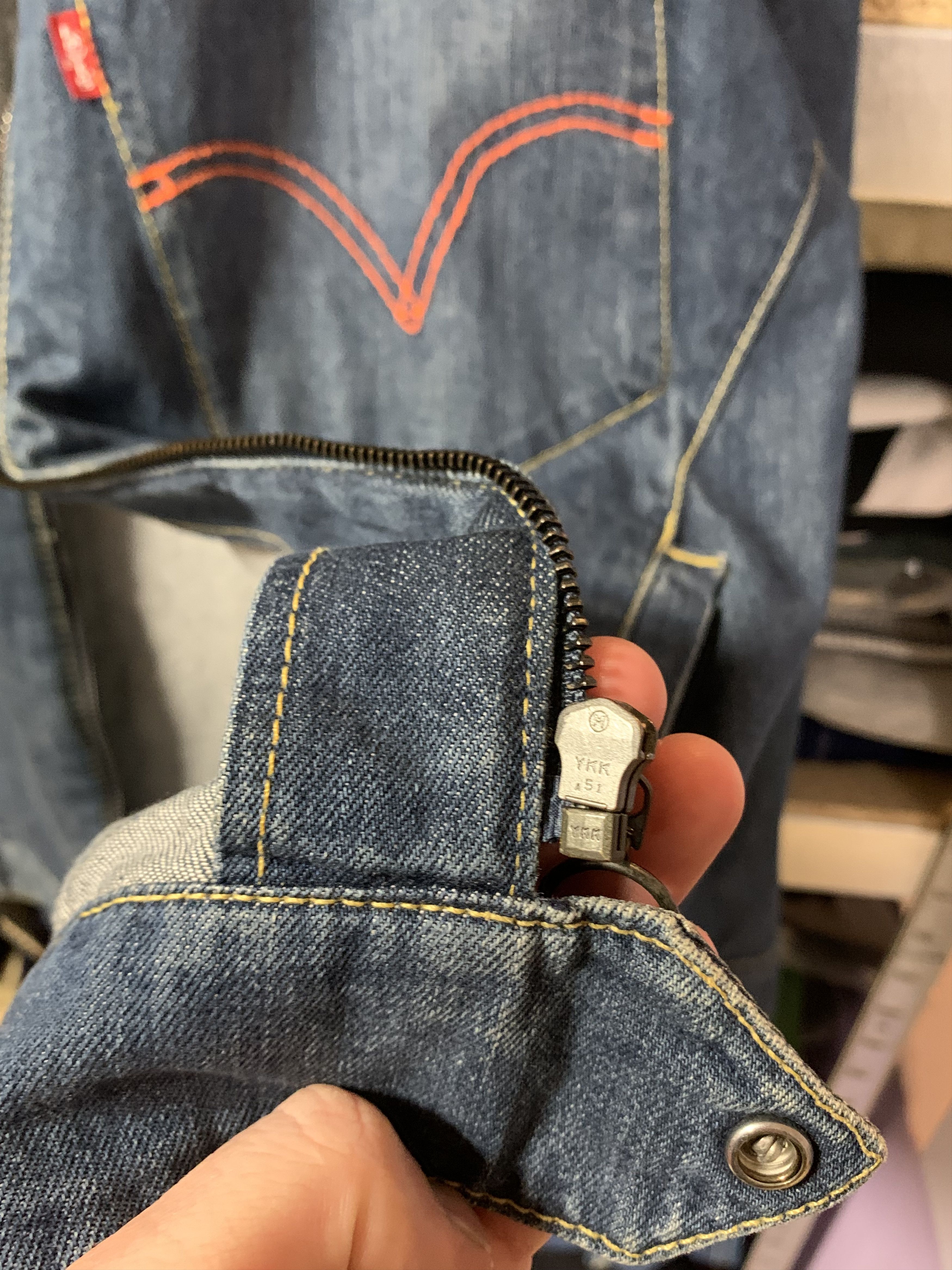 Levi's Vintage Clothing Vintage Levi's Engineered Jeans Denim Jacket Size US L / EU 52-54 / 3 - 7 Thumbnail