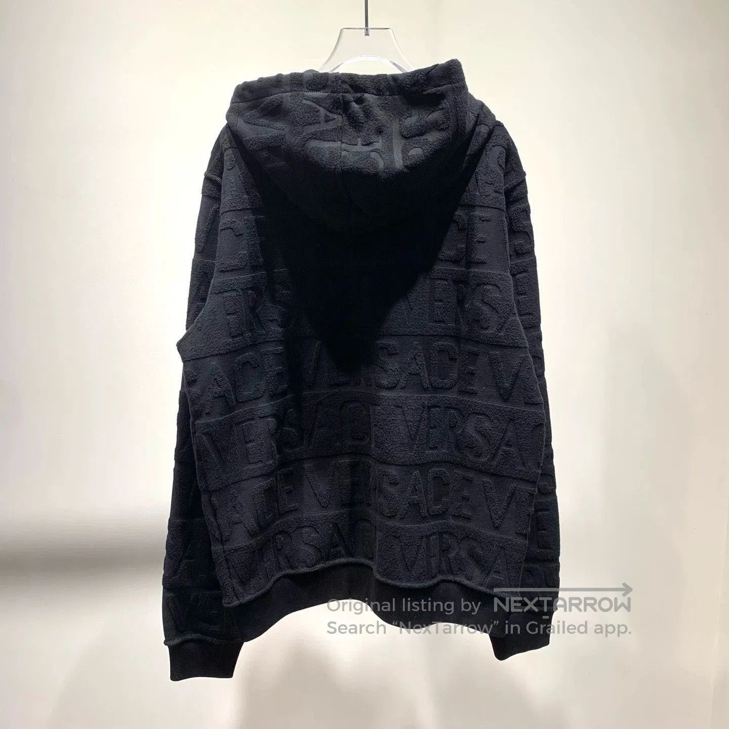 Versace VERSACE Flocked Letter Zip-Up Jacket. Size US L / EU 52-54 / 3 - 4 Thumbnail