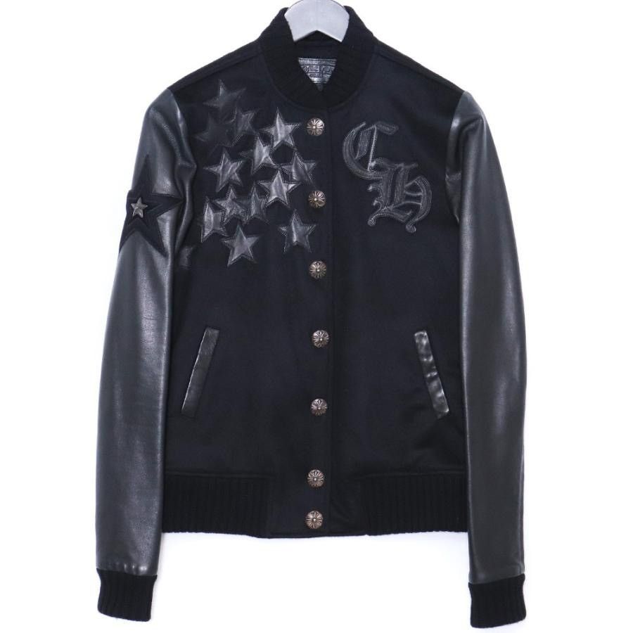 Chrome Hearts CHROME HEARTS LETTERMAN STAR Leather Jacket size S Size US S / EU 44-46 / 1 - 1 Thumbnail