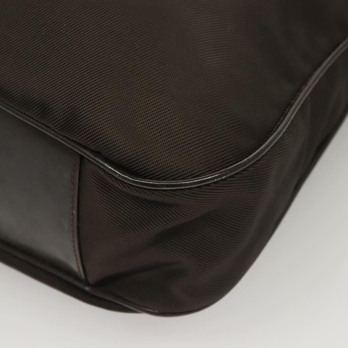 Gucci GUCCI Bamboo Hand Bag Nylon Brown Silver 001 1553 001 1553 Size ONE SIZE - 12 Thumbnail