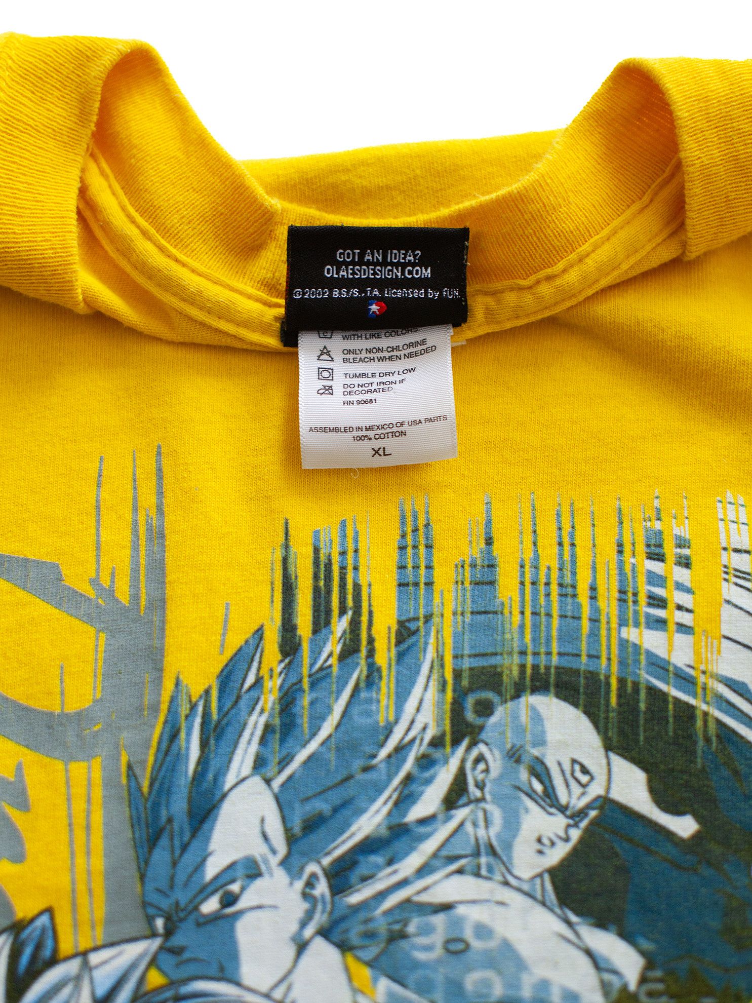 Cartoon Network Vintage 2002 Dragon Ball Z Goku Vegeta 00s Anime T-Shirt Size US XL / EU 56 / 4 - 3 Thumbnail