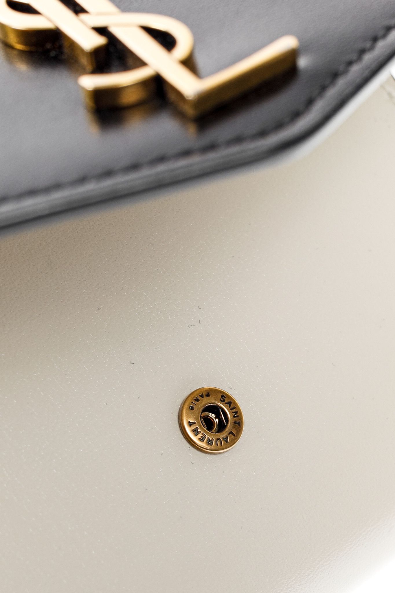 Saint Laurent Paris Saint Laurent Uptown Bos Taurus YSL Compact Wallet Size ONE SIZE - 8 Thumbnail