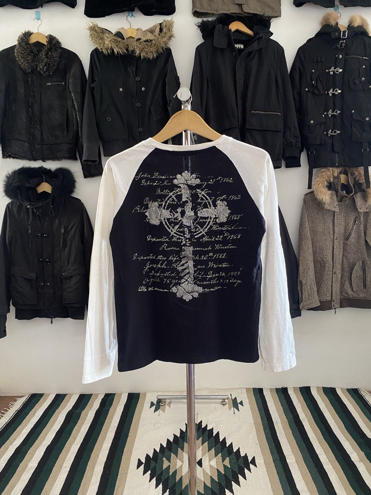 Maison Margiela Armee Francaise Skull Cross Poem LONGSLEEVE TEE Size US M / EU 48-50 / 2 - 15 Thumbnail