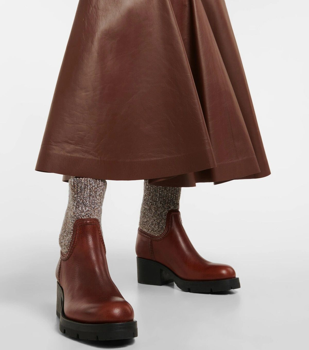 Chloe o1y0825 Ankle Boots in Brown Size US 6 / IT 36 - 4 Thumbnail