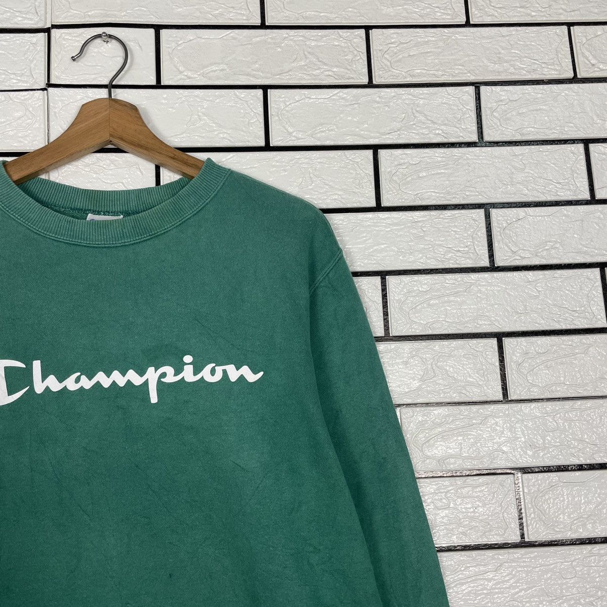Champion Champion Big Logo Green Sweatshirt Size US M / EU 48-50 / 2 - 5 Thumbnail