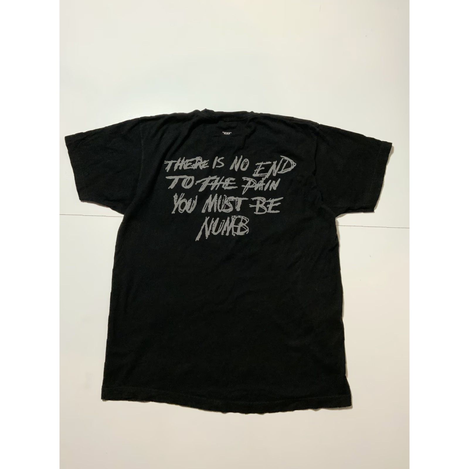 Vintage VINTAGE XXXTentacion Yung Bratz There Is No End To The Pain You Must Be Numb T-Shirt LG Black Mens XXXtentacion Shirt Size US L / EU 52-54 / 3 - 3 Thumbnail