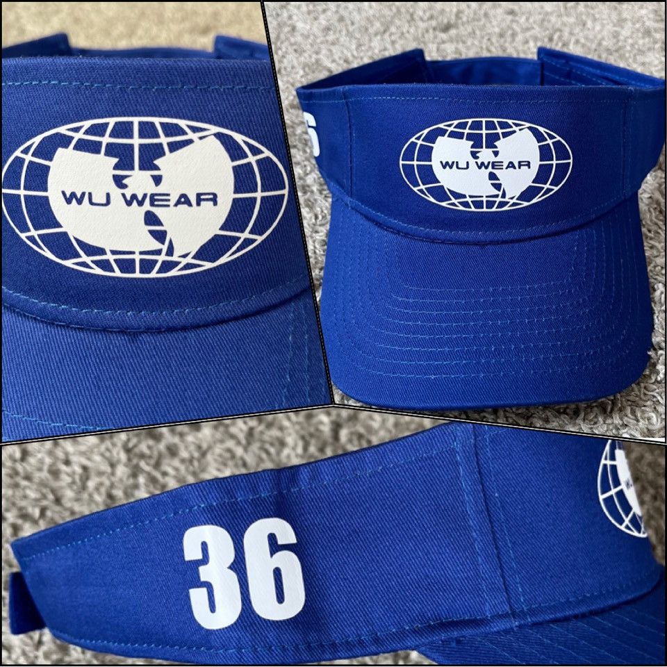 Wu-Tang Clan 🔵Wu-Tang Visor Dodgers Blue Color Theme Wu Wear Size ONE SIZE - 1 Thumbnail