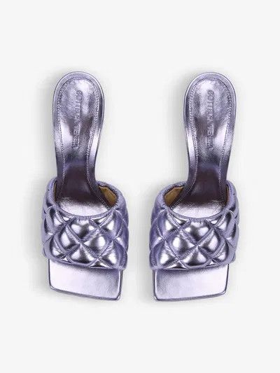 Bottega Veneta o1n1vont0924 Mules Padded in Purple Size US 8 / IT 38 - 3 Thumbnail