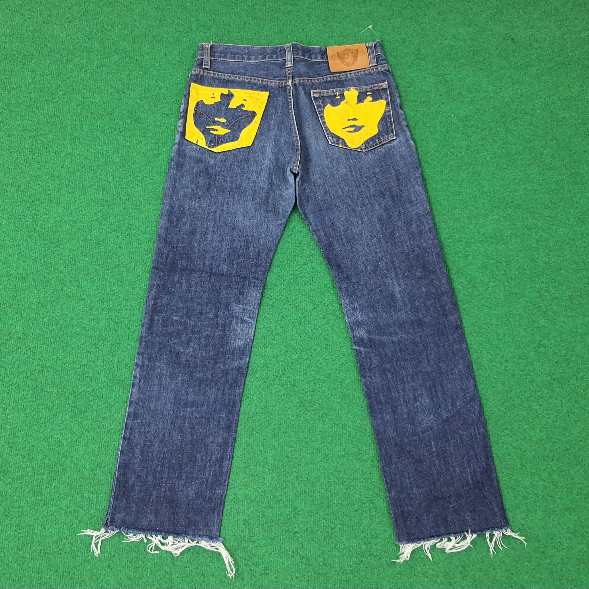Hysteric Glamour Vintage Hysteric Glamour Japan Custom Logo Jeans C244N8 Size US 27 - 1 Thumbnail