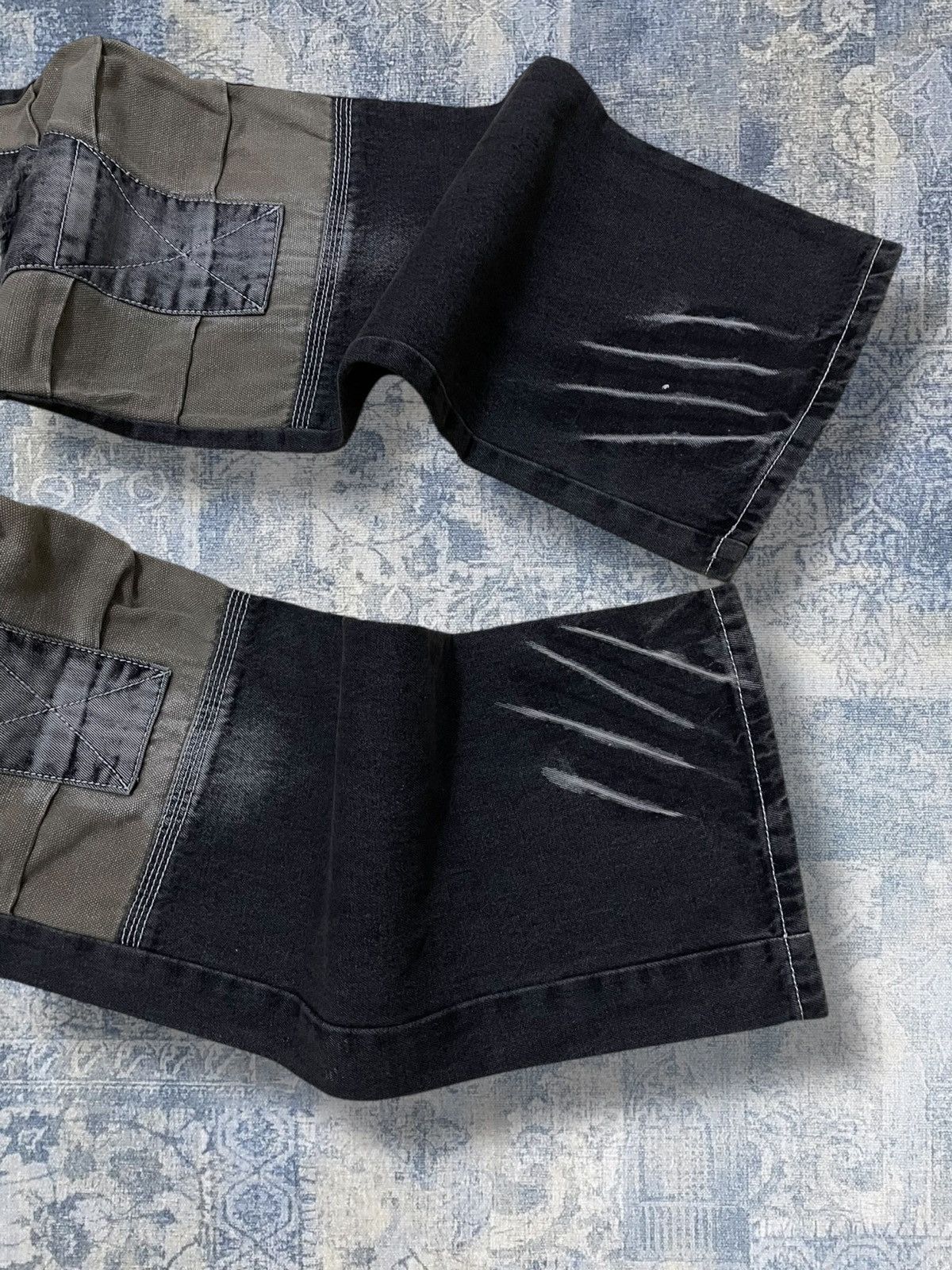 Beauty Beast Vintage 1990s Designer Japan Fashion Jeans Baggy Streetwear Size US 30 / EU 46 - 5 Thumbnail