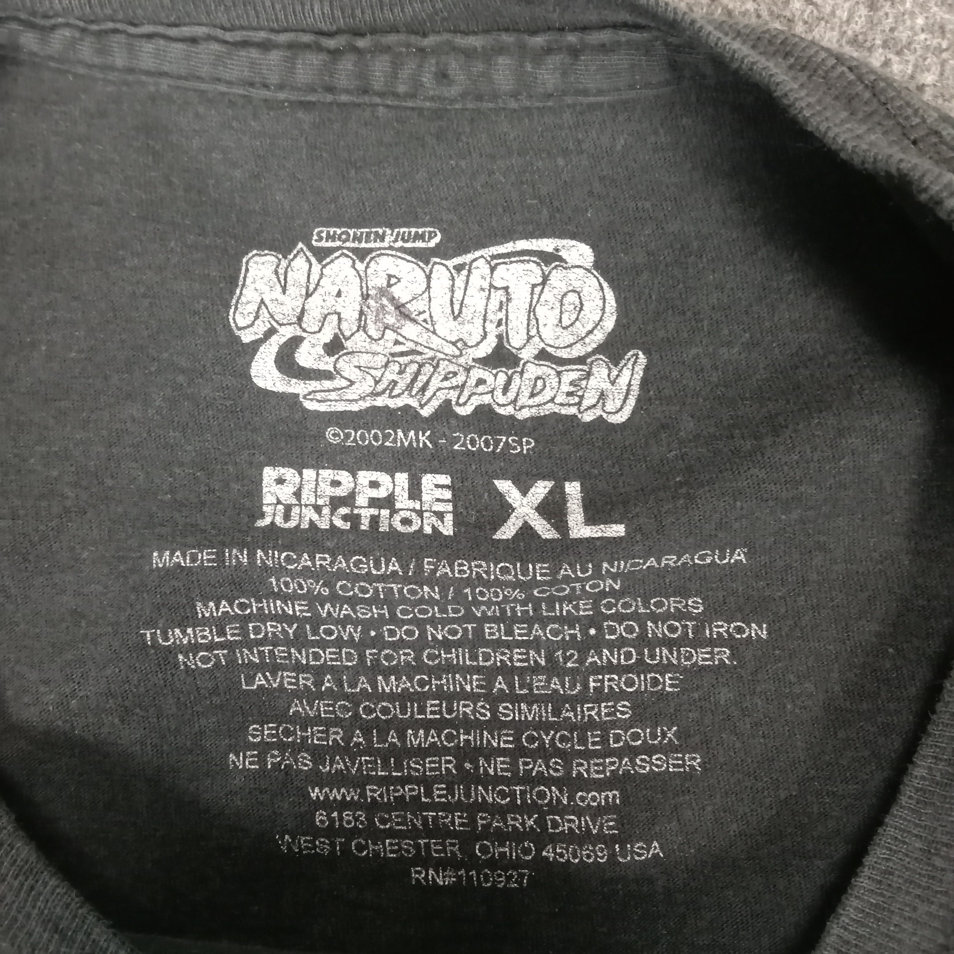 Anime × Japanese Brand × Vintage Sasuke Character Naruto Japanese Anime Tshirt Size US XXL / EU 58 / 5 - 5 Thumbnail