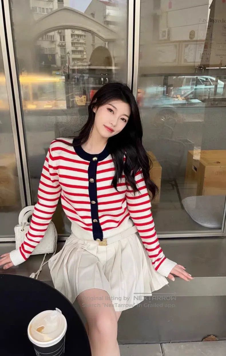 Miu Miu Miu Miu 36 Striped cardigan in early spring Size S / US 4 / IT 40 - 9 Thumbnail
