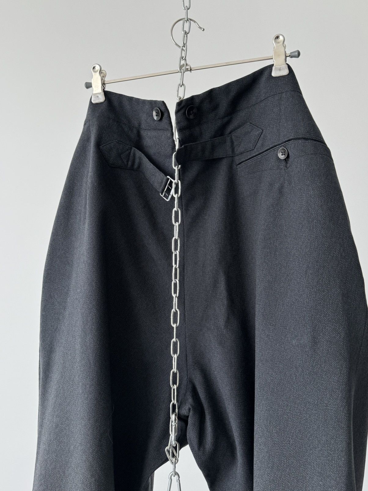 Japanese Brand × Vintage ≈1940s Vintage European Style Buckle Back Trousers Size US 34 / EU 50 - 10 Thumbnail