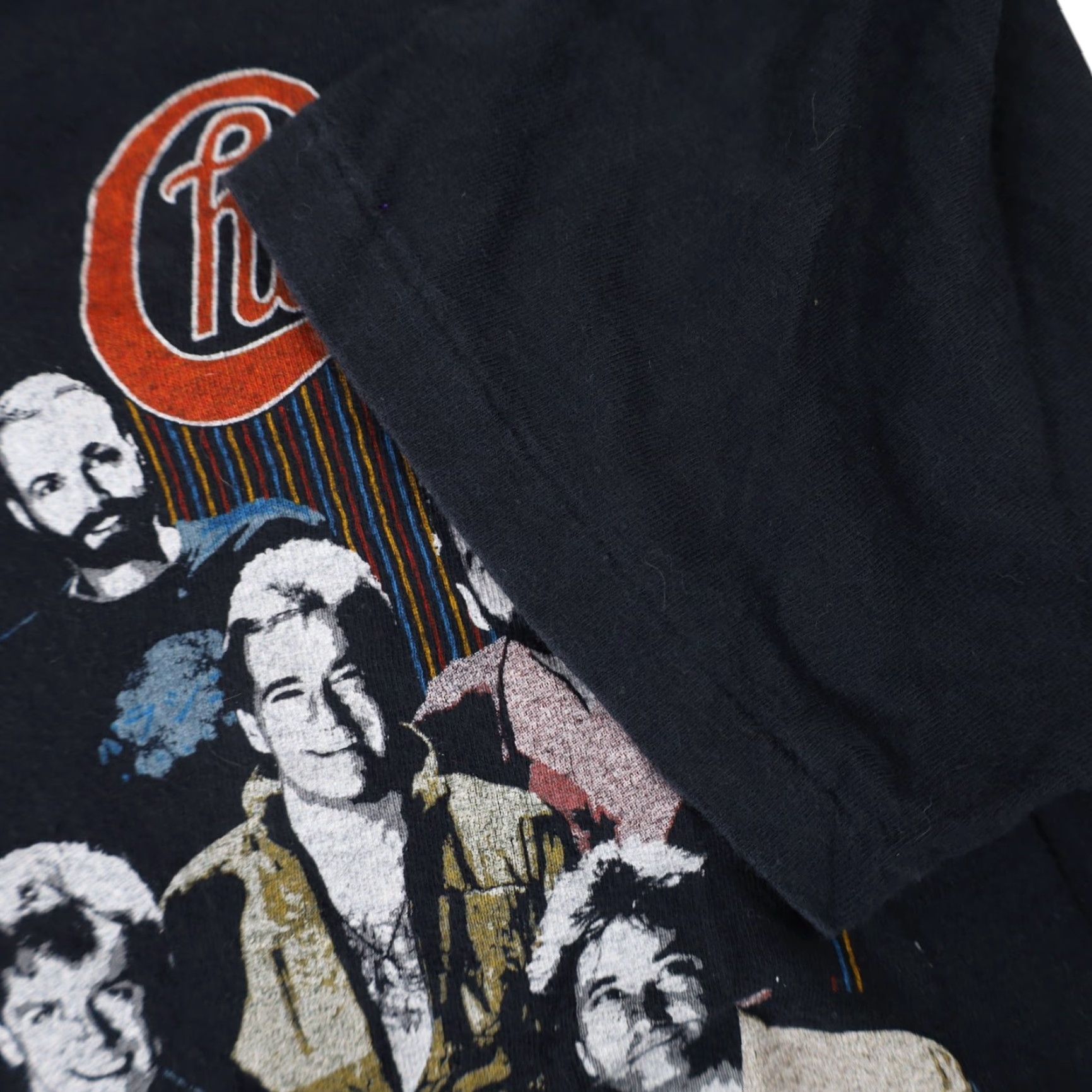 Vintage VINTAGE Chicago On Tour Mens Large Graphic Band Tee Black Men Shirt Size US L / EU 52-54 / 3 - 6 Thumbnail