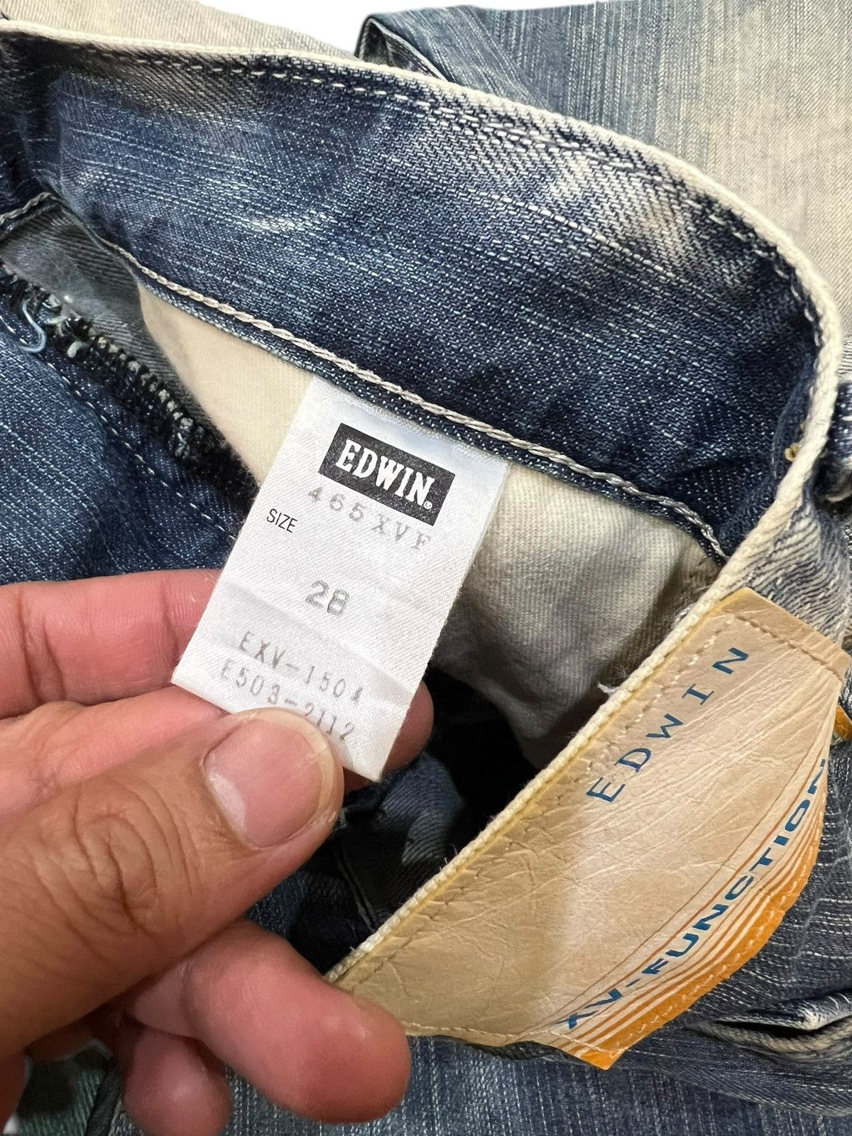 Edwin 💥Flare💥Edwin XV-Function Backle Back Faded Jean Size US 29 - 17 Thumbnail