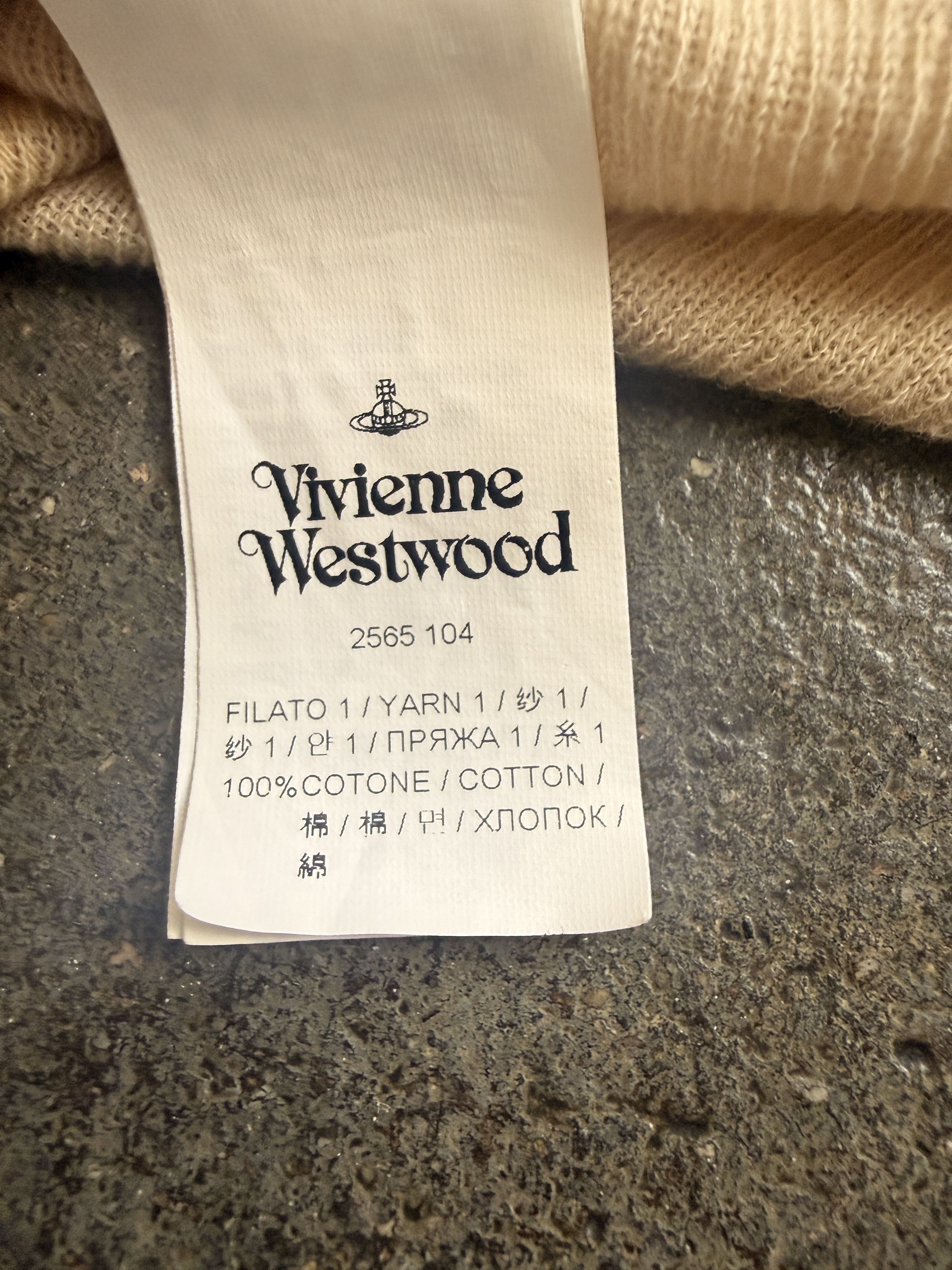 Vivienne Westwood 2014 Longsleeve Unisex Thin stretchy Vegetable Oil Mock neck Size US M / EU 48-50 / 2 - 7 Thumbnail