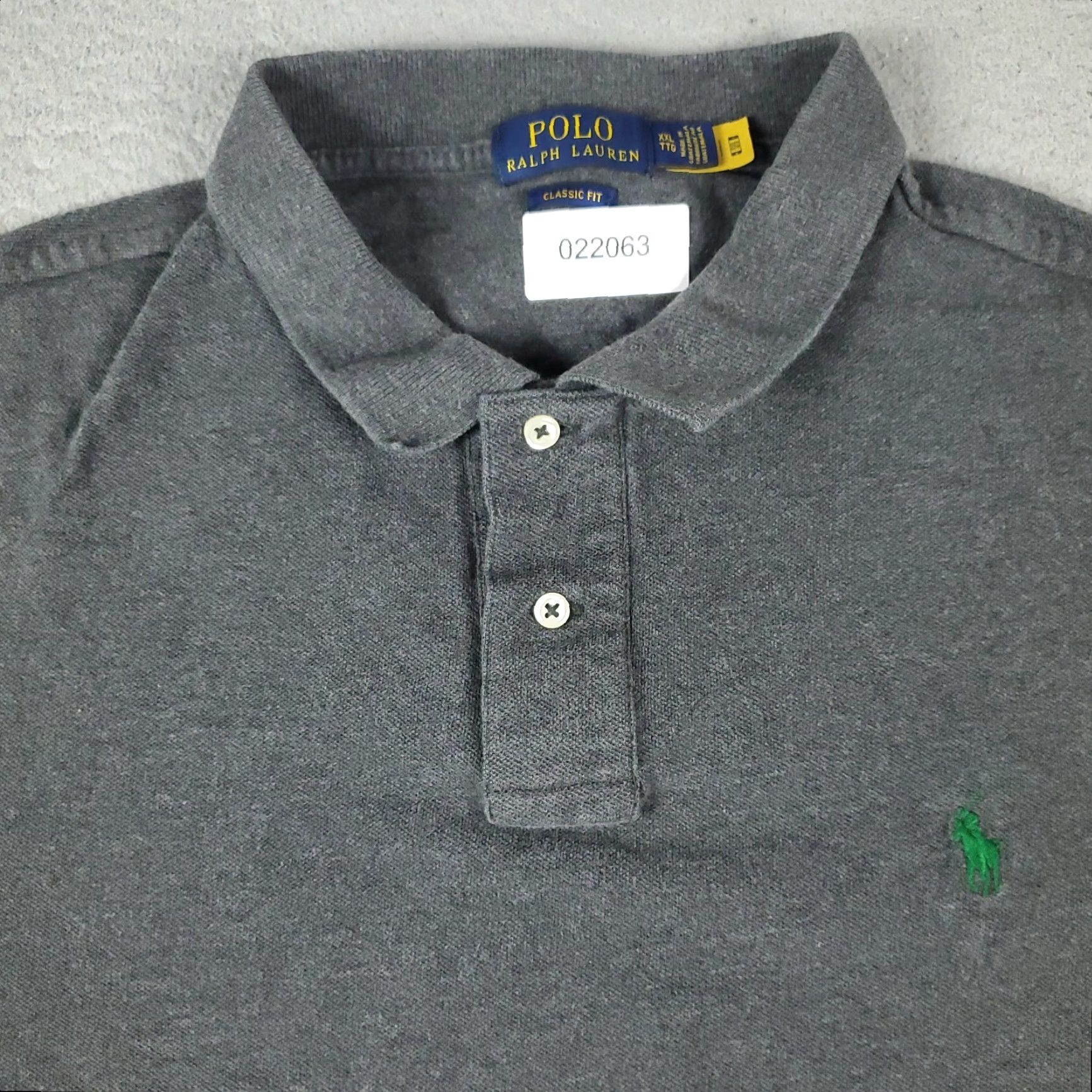 Ralph Lauren Ralph Lauren Polo Shirt Mens 2XL Gray Short Sleeve Cotton Button-Front Logo Classic Preppy American Mens Size US XXL / EU 58 / 5 - 2 Thumbnail