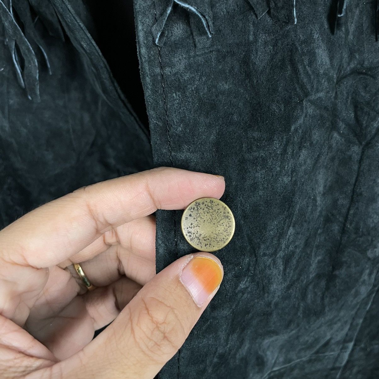 Japanese Brand Japanese Brand Excelled Collection Fringe Suede Jacket Size XS / US 0-2 / IT 36-38 - 14 Thumbnail