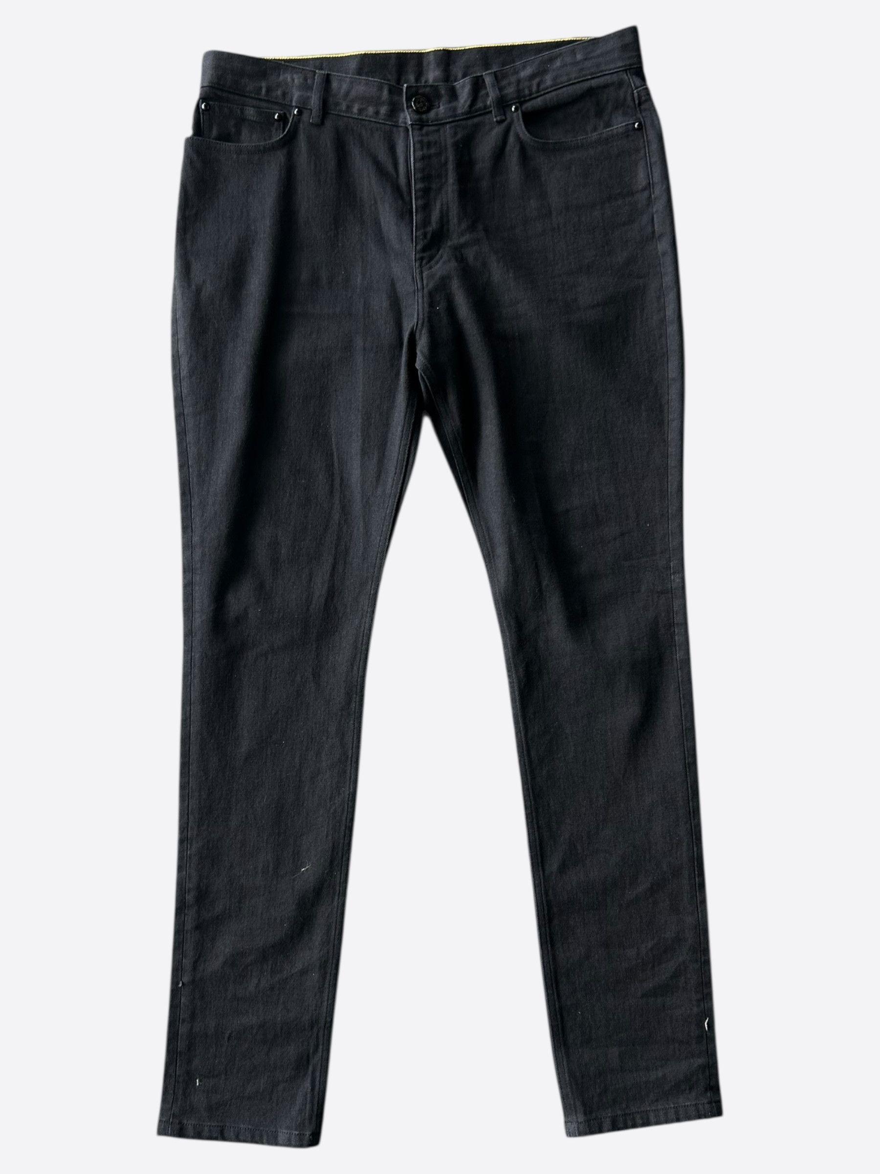 Louis Vuitton Louis Vuitton Black Slim Jeans Size US 36 / EU 52 - 1 Thumbnail