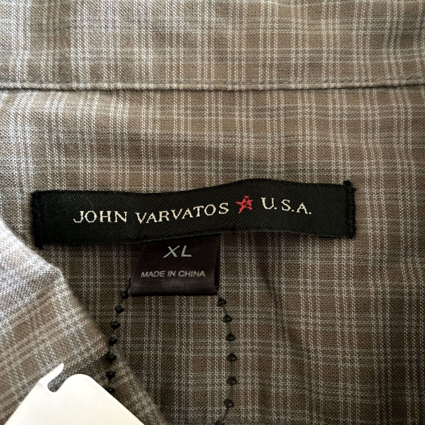 John Varvatos John Varvatos Shirt Men's XL Button-Up Long Sleeve Checkered Cotton Multicolor Casual Size US XL / EU 56 / 4 - 3 Thumbnail
