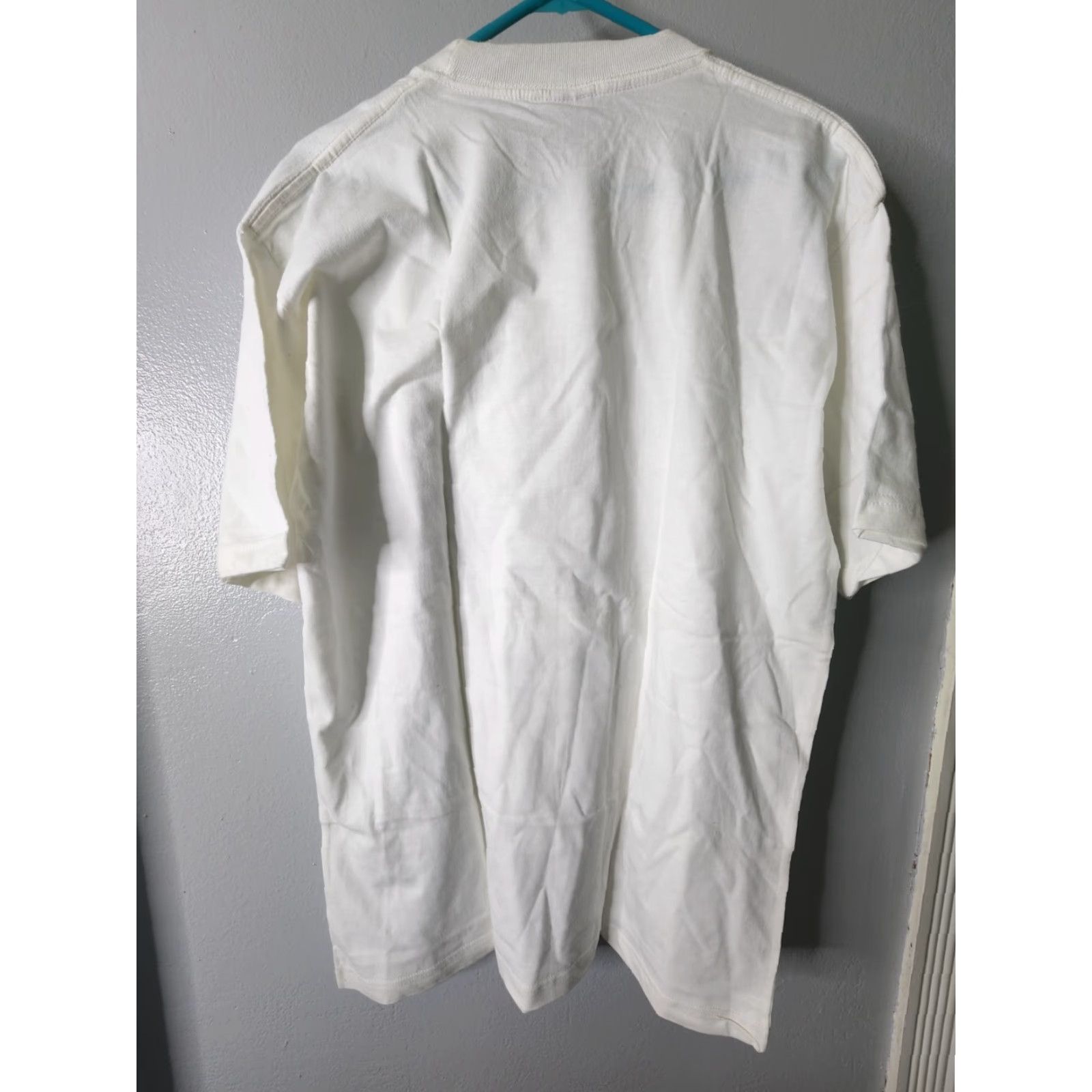 Vintage VTG 90s T Shirt St Maarten Beach Paradise Tourist Big Graphic SOUVENIR All American XL White Mens Size US XL / EU 56 / 4 - 2 Thumbnail
