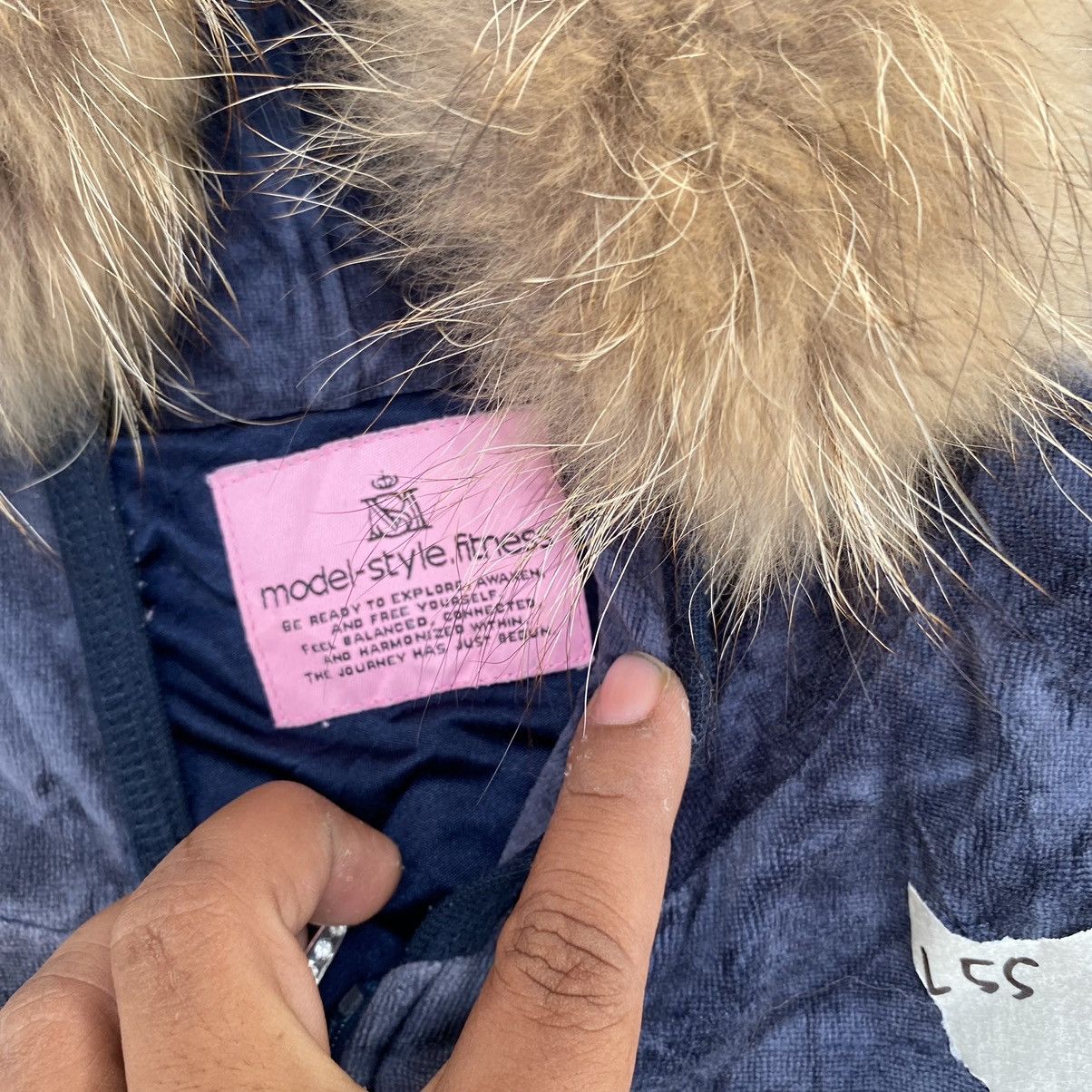 If Six Was Nine × Japanese Brand × Le Grande Bleu (L.G.B.) y2k style lgb fur zip hoodie Size US M / EU 48-50 / 2 - 3 Thumbnail