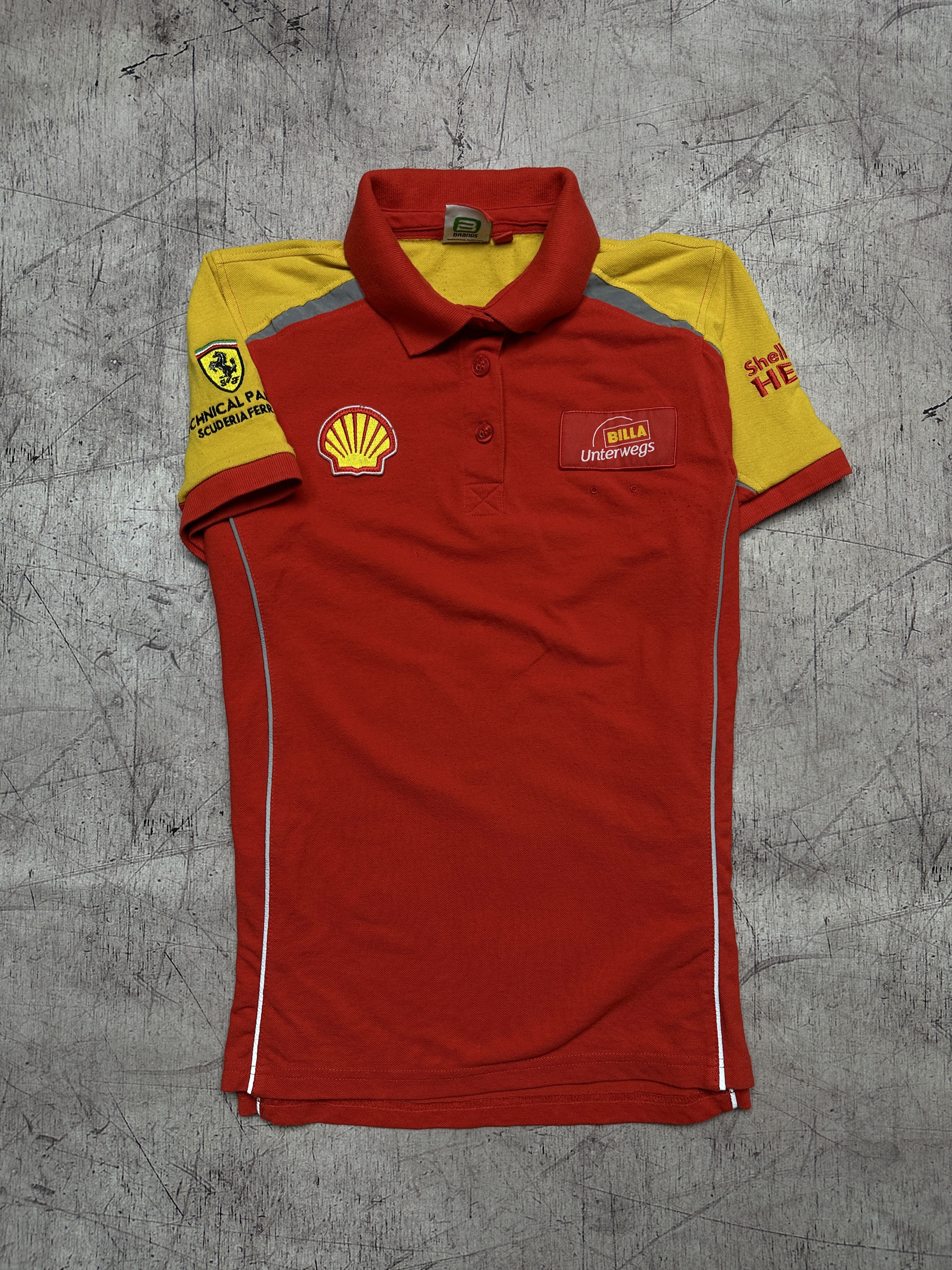 Ferrari Ferrari Racing Team Vintage Womens Polo Shirt Size M / US 6-8 / IT 42-44 - 5 Thumbnail