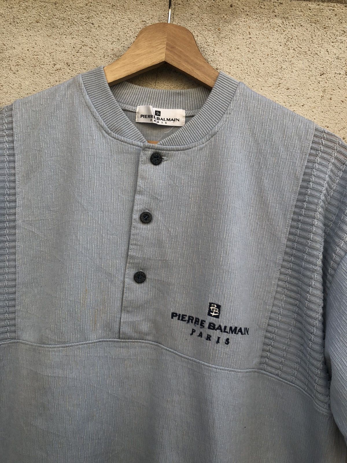 Vintage Pierre Balmain Short Sleeve Sweatshirt