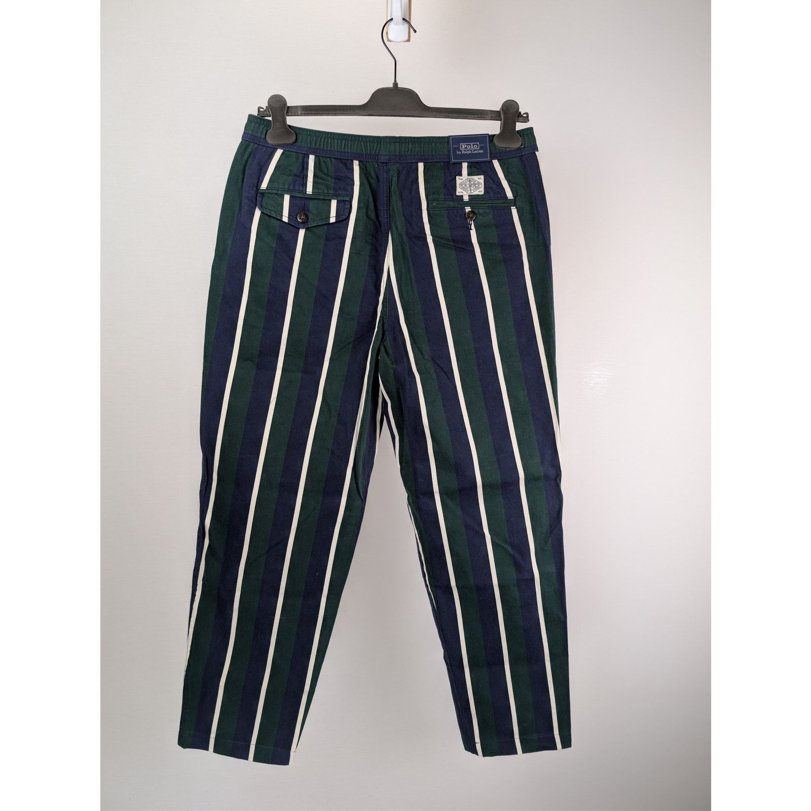 Polo Ralph Lauren o1rshd1 CC20 Relaxed Fit Striped Sateen Trouser Multicolor Size US 32 / EU 48 - 15 Thumbnail