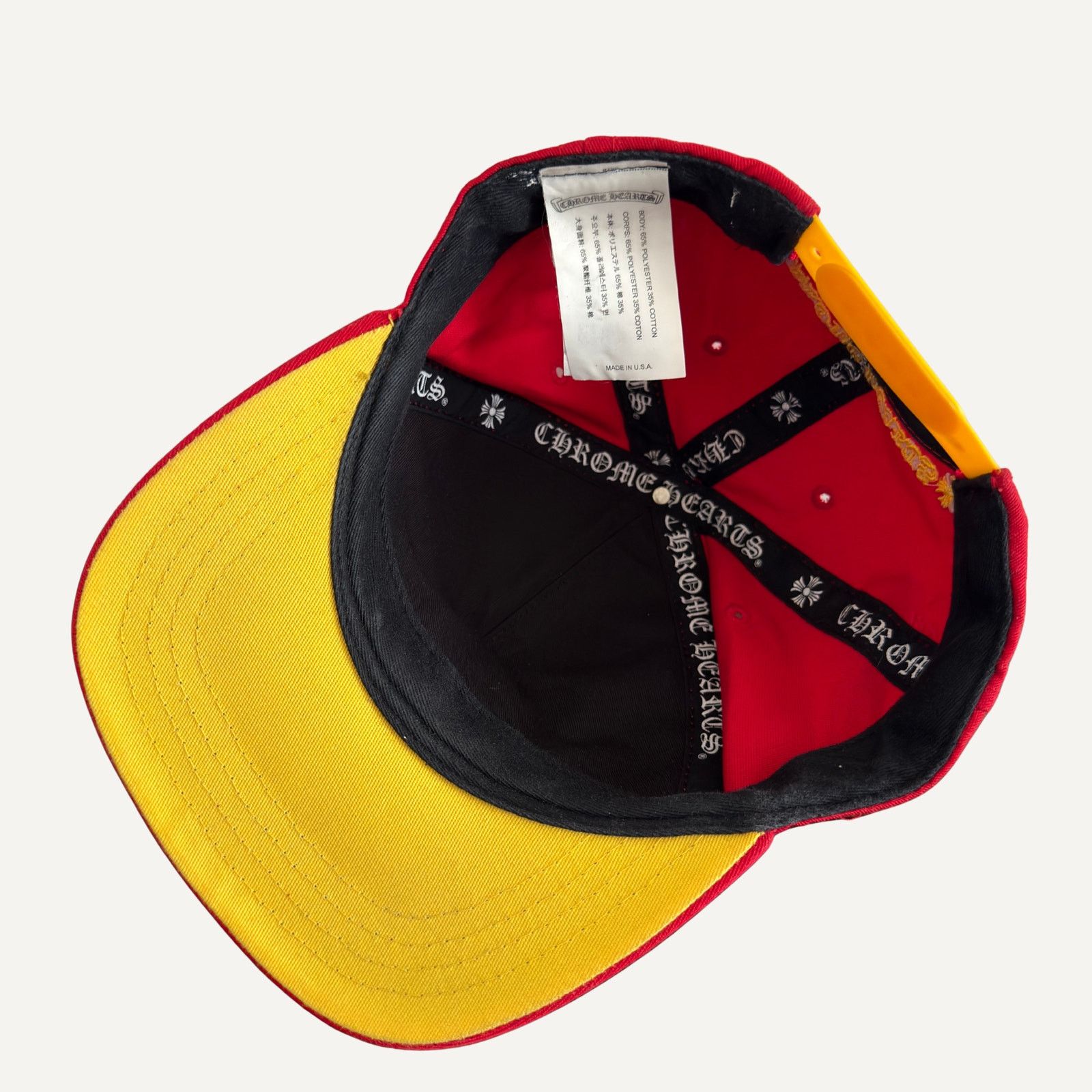 Chrome Hearts Chrome Hearts CH Logo Embroidered Baseball Cap Red Size ONE SIZE - 9 Thumbnail