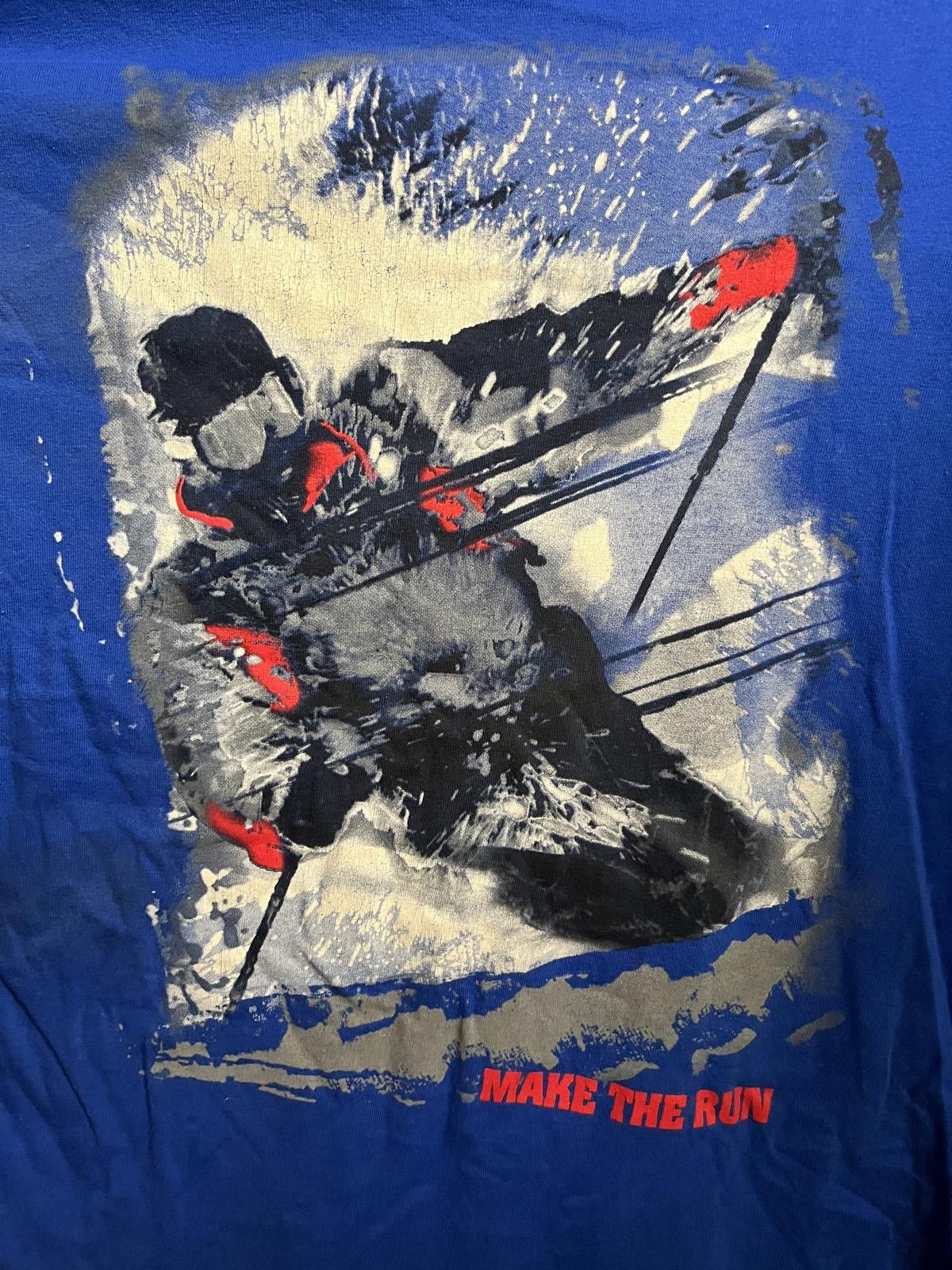 Designer VTG Skiing Tee Marlboro Make the Run T-shirt Ski T-shirt XL Size US XL / EU 56 / 4 - 5 Thumbnail