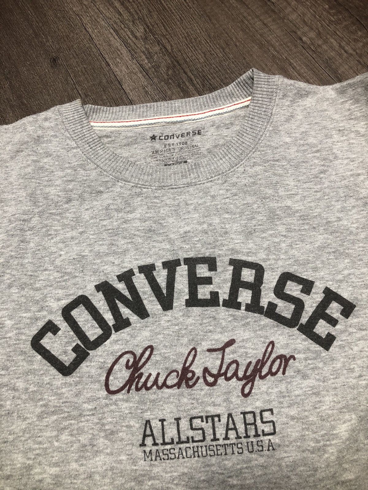 Converse Converse Chuck Taylor All Stars Massachusetts Usa Sweatshirt Size US L / EU 52-54 / 3 - 7 Thumbnail