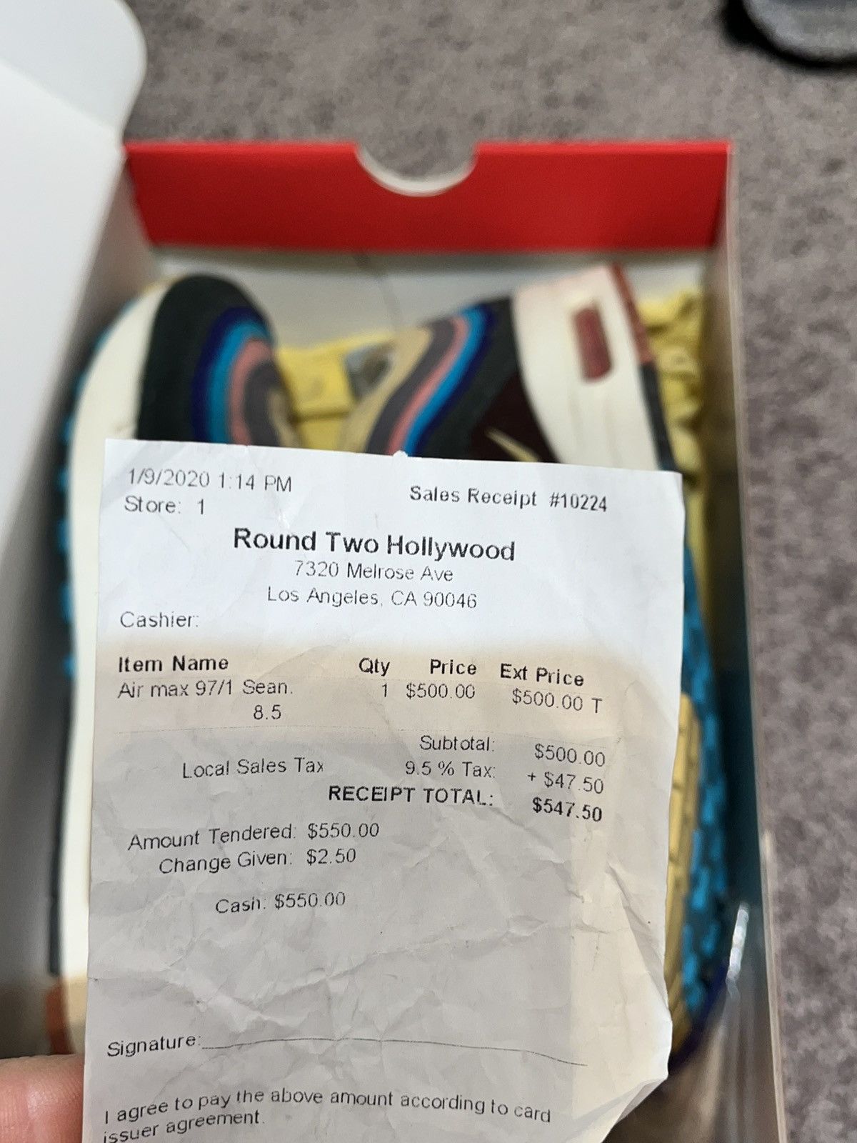 Nike Sean Wotherspoon 97/1 PRE RELEASE PAIR Size US 8.5 / EU 41-42 - 13 Thumbnail