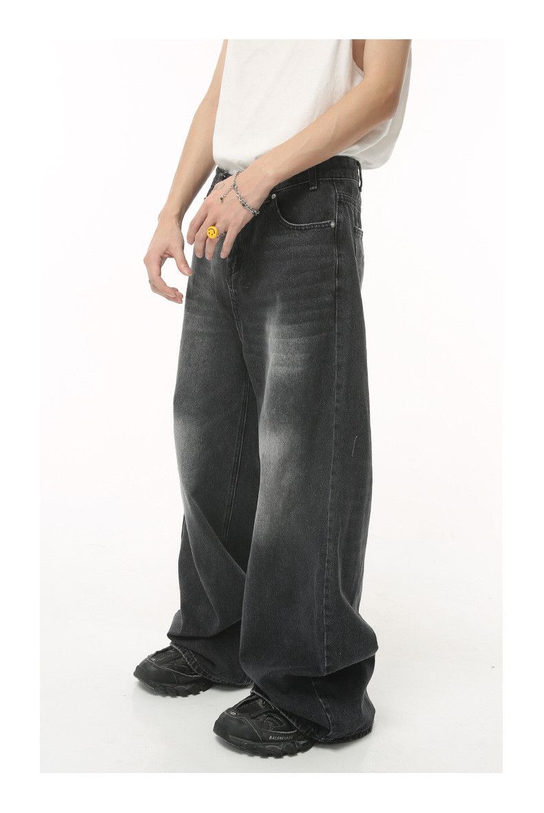 Japanese Brand × Jean American washed vintage wide-leg loose jeans Size US 32 / EU 48 - 3 Thumbnail