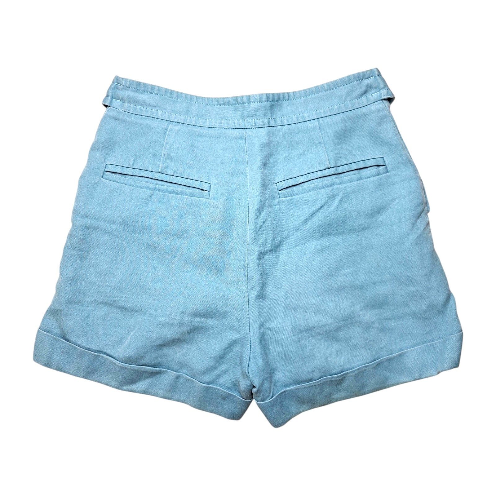 Dsquared2 Dsquared2 High-Waist Safari Cargo Shorts | Dusty Blue Size 27" / US 4 / IT 40 - 7 Thumbnail