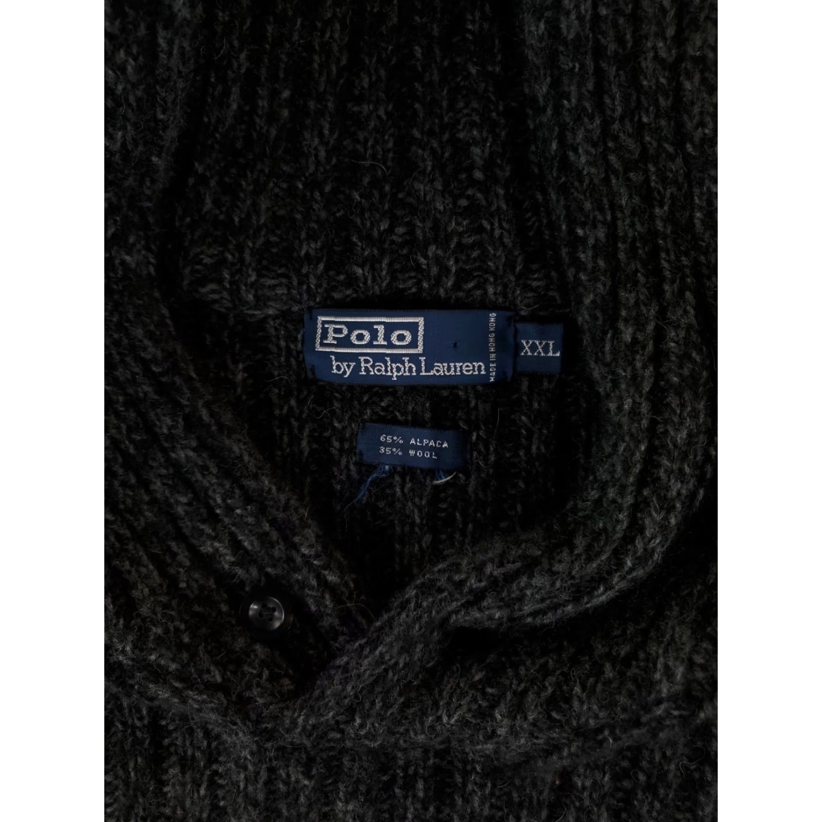 Polo Ralph Lauren Polo Ralph Lauren Sweater Ribbed Alpaca Wool Blend Shawl Collar Gray Mens XXL Pullover Wool Gray 2XL Mens Size US XXL / EU 58 / 5 - 2 Thumbnail