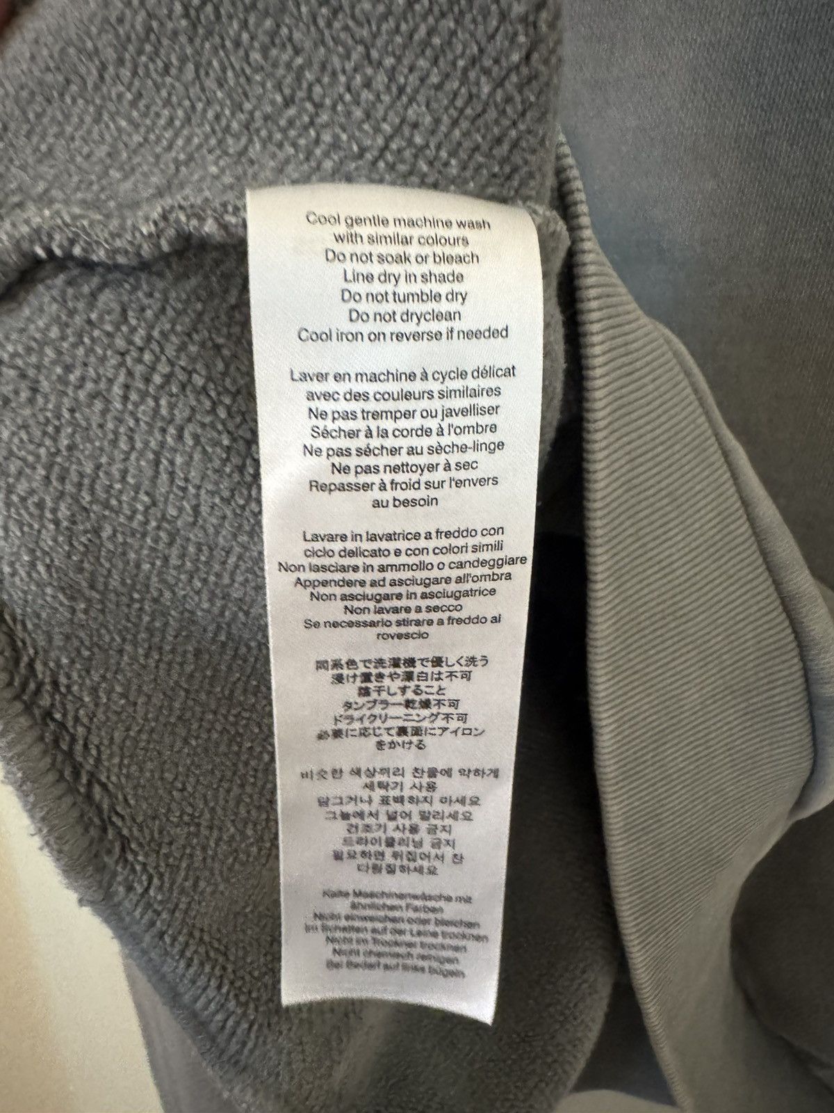 Entire Studios Entire Studios Eternal Full Zip Hoodie “Rhino” – Size L Size US L / EU 52-54 / 3 - 8 Thumbnail
