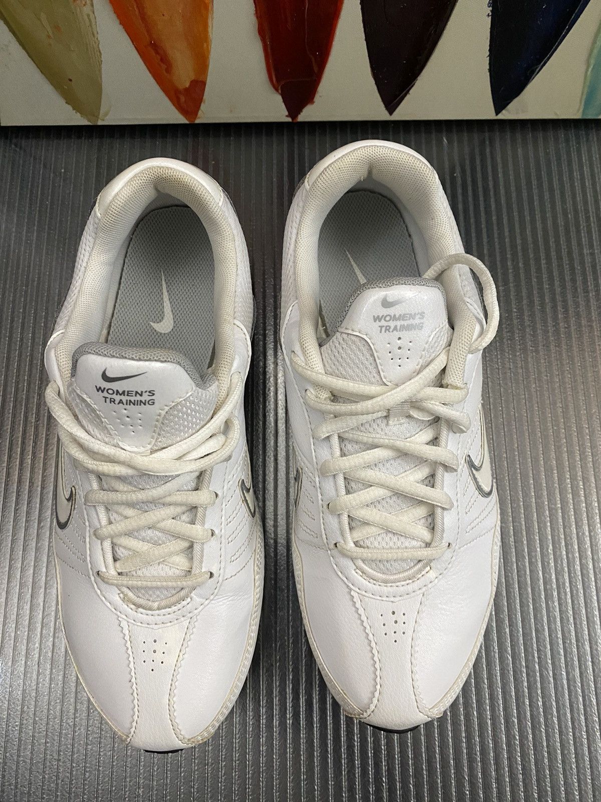Nike Nike Air Exceed Training Sneakers White Leather 8 Size US 8 / IT 38 - 8 Thumbnail
