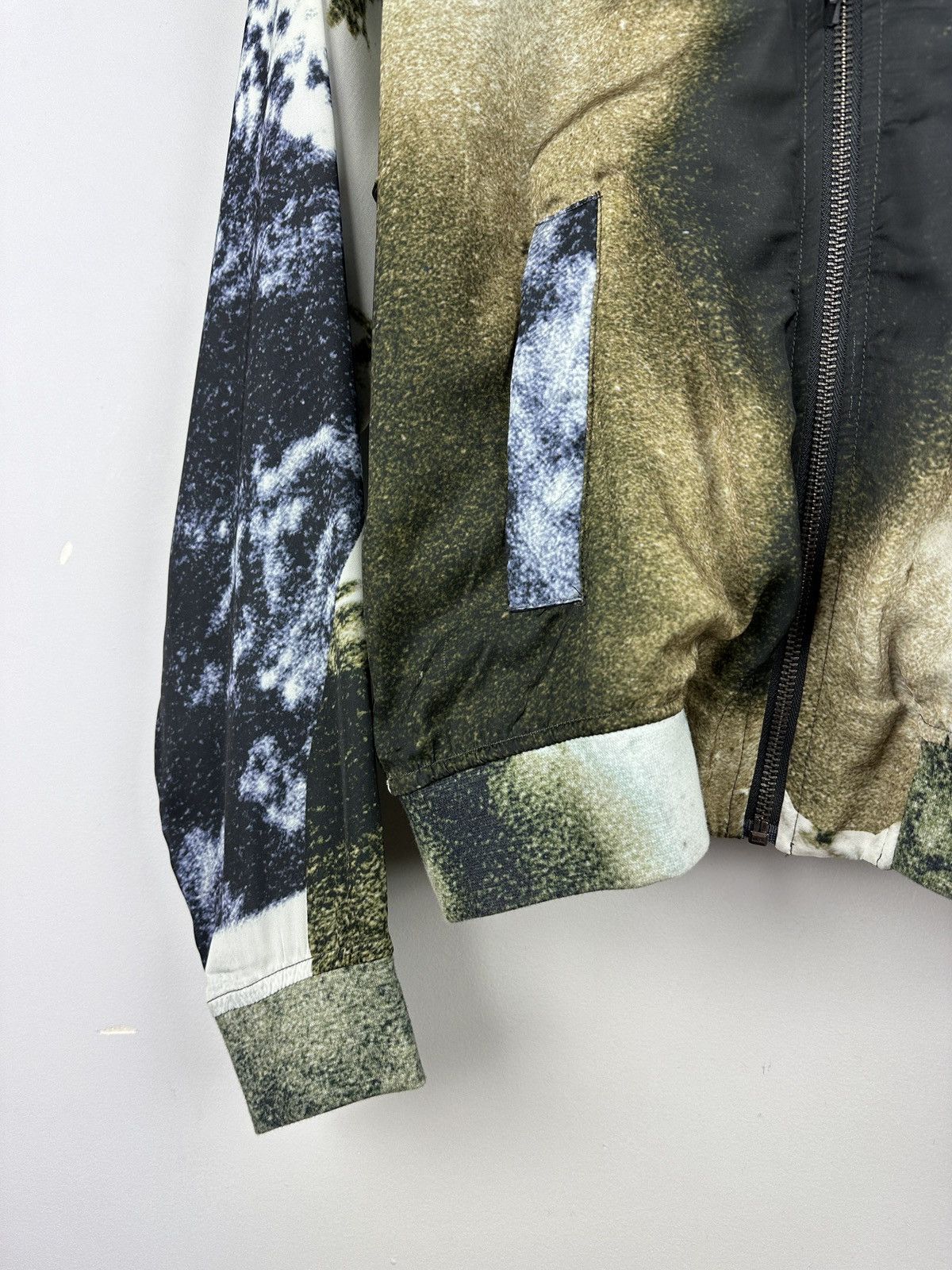 Diesel Diesel 3D Floral Print Track Light Bomber Jacket Size XS / US 0-2 / IT 36-38 - 5 Thumbnail