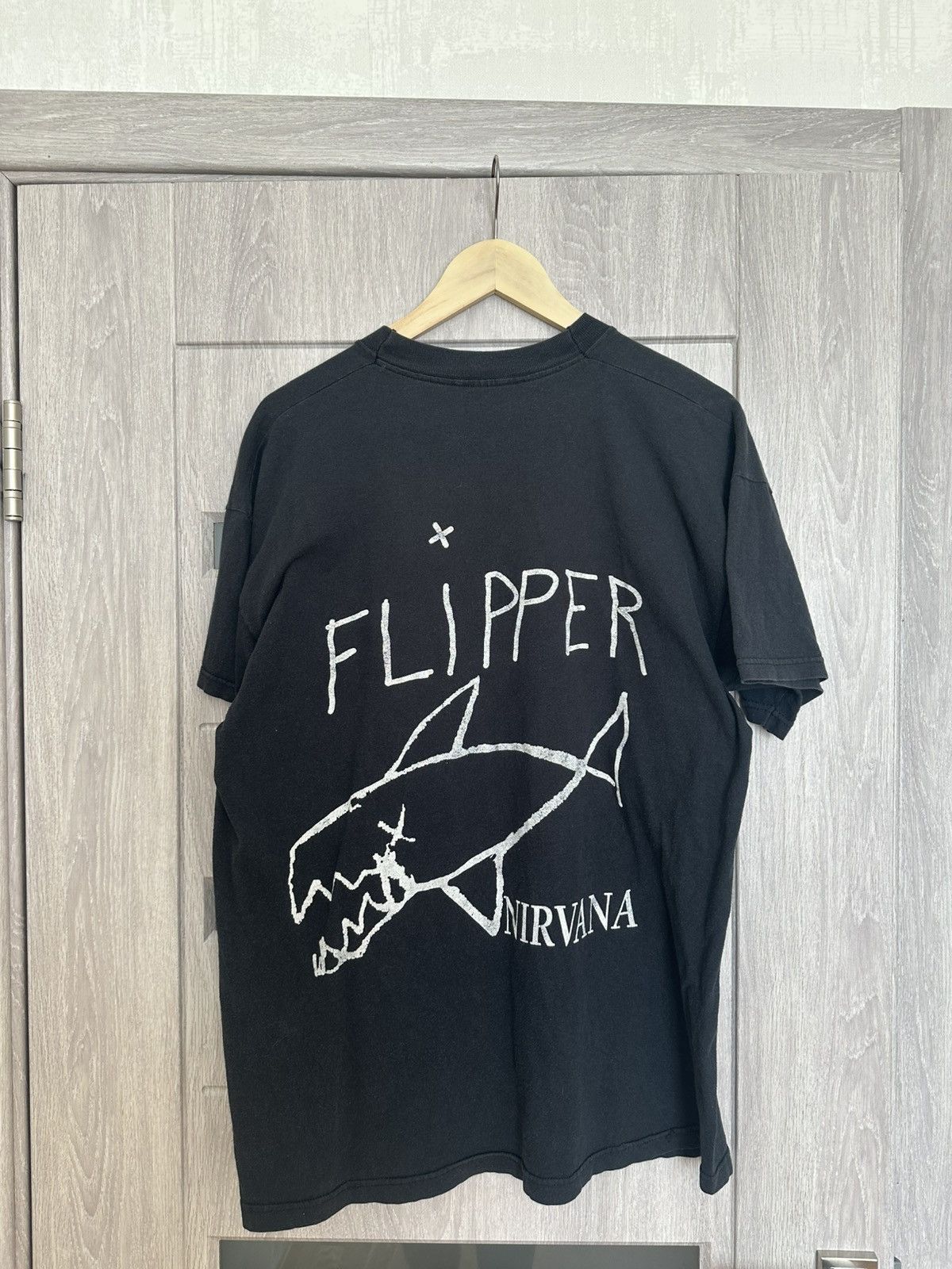Nirvana × Vintage Vintage Nirvana Flipper 1998 Licensed T-shirt Size US L / EU 52-54 / 3 - 3 Thumbnail