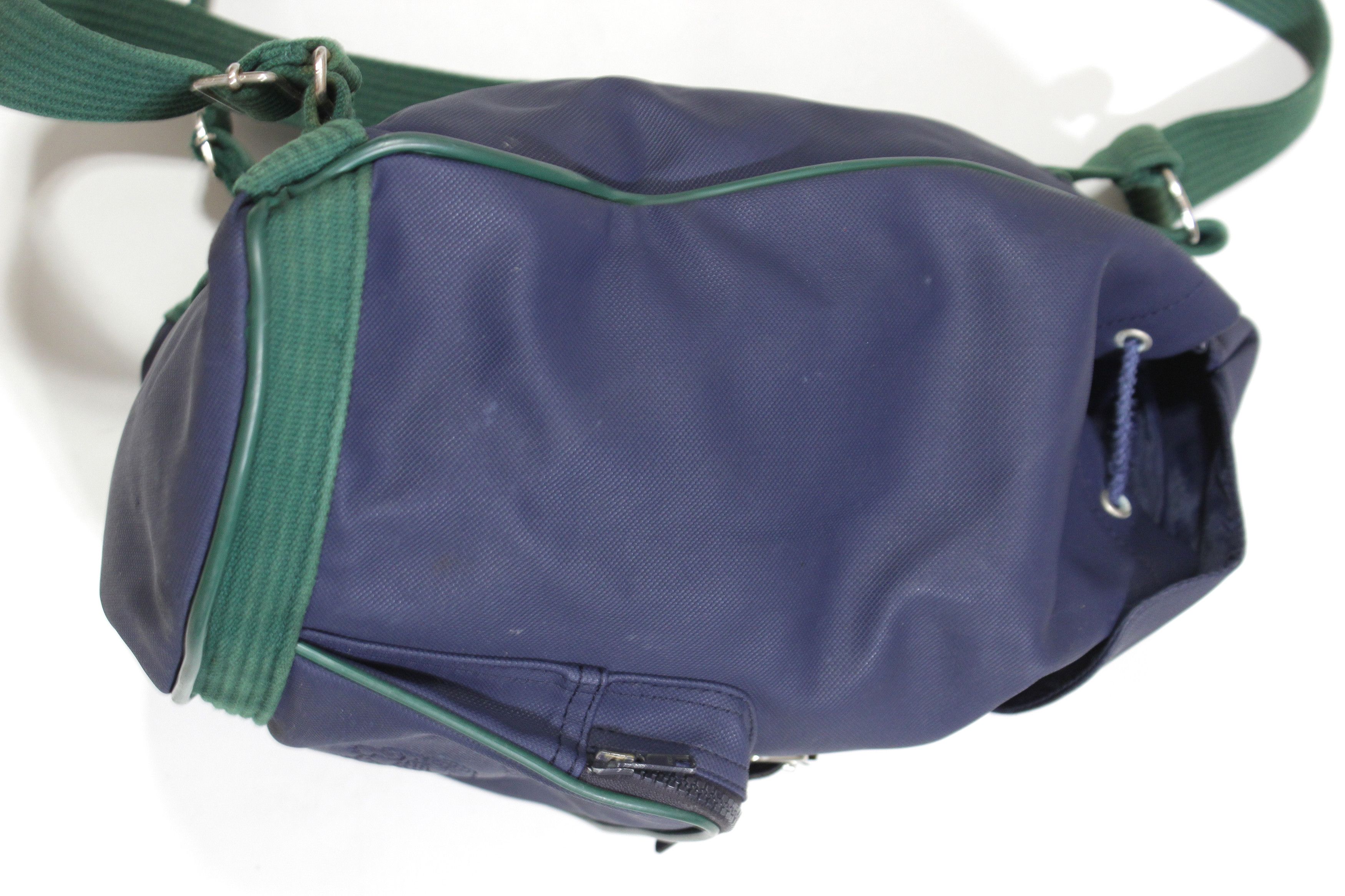 Lacoste 90S Big Logo Backpack Made in France Size ONE SIZE - 5 Thumbnail