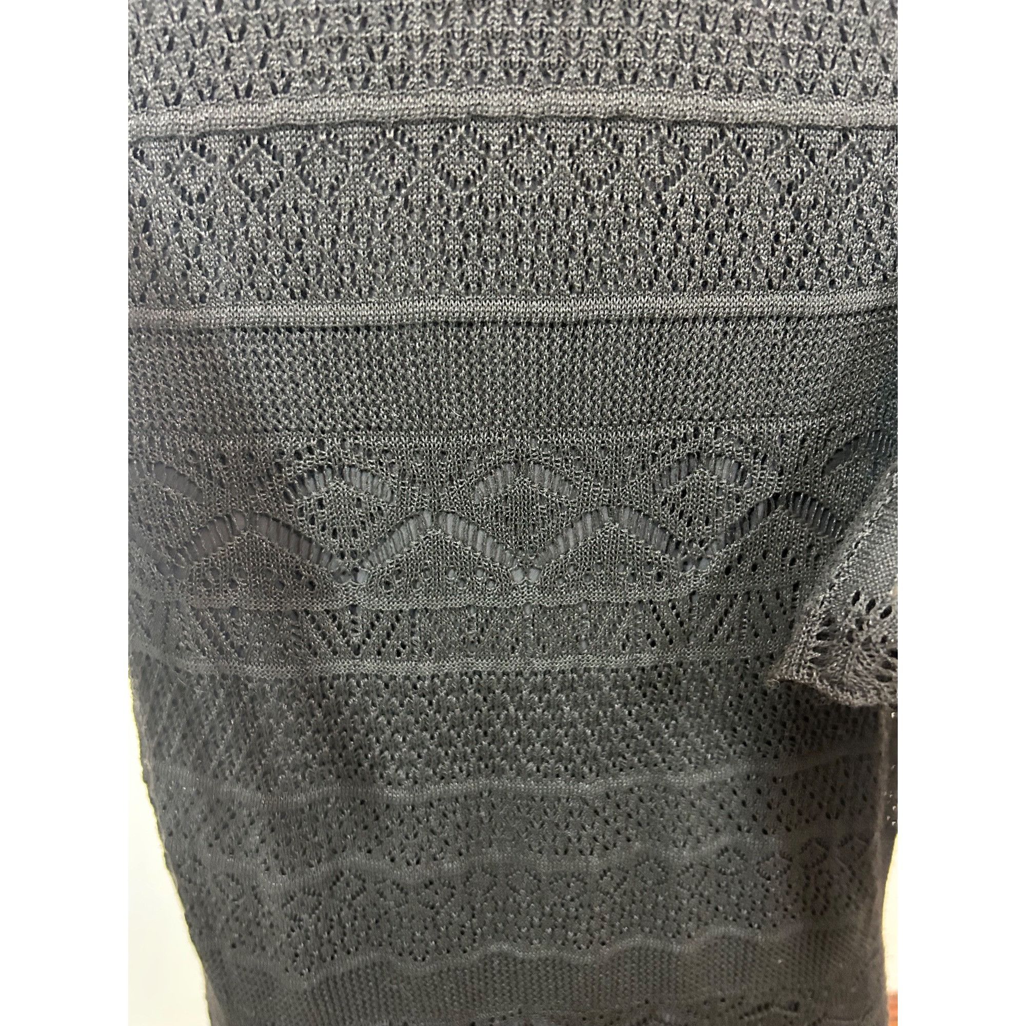Polo Ralph Lauren Polo Ralph Lauren Maxi Dress L Black Lace Knit Long Sleeved Size L / US 10 / IT 46 - 16 Thumbnail