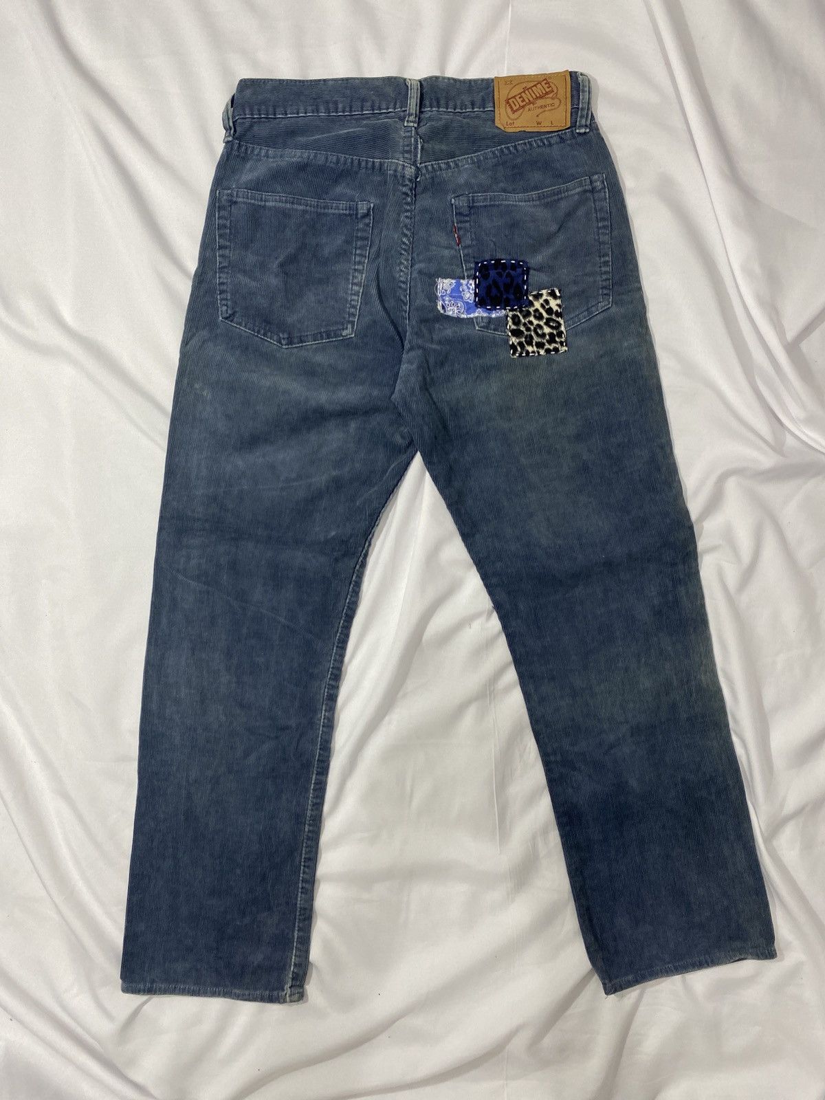 Orslow Denime Patchwork cyberweek corduroy Pants Size US 29 - 4 Thumbnail