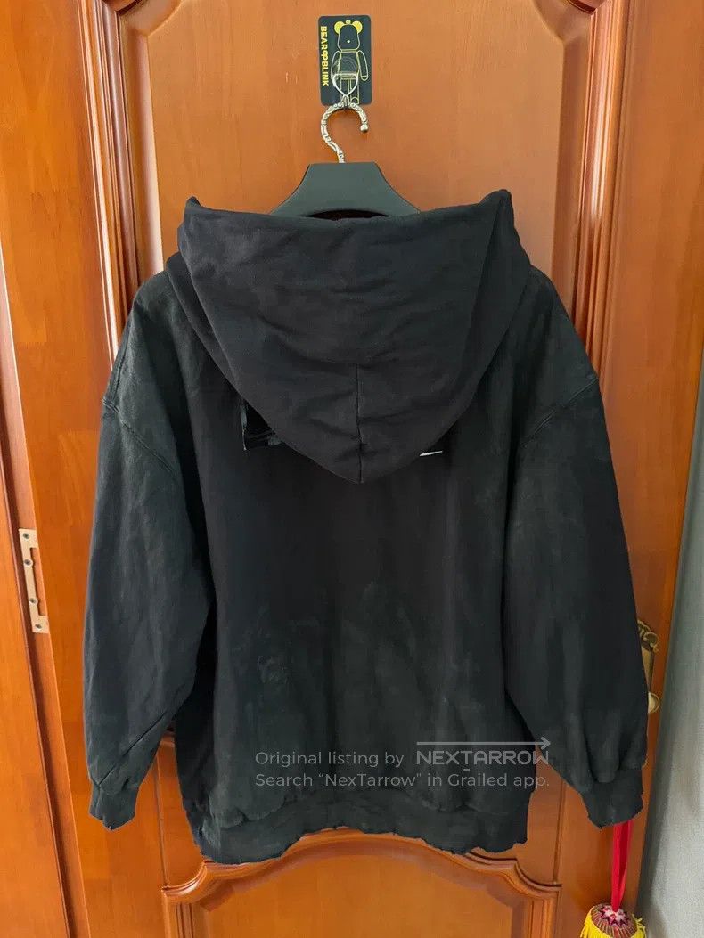 Balenciaga Balenciaga Mud Dyed Cola Zip Hoodie Size US L / EU 52-54 / 3 - 2 Thumbnail