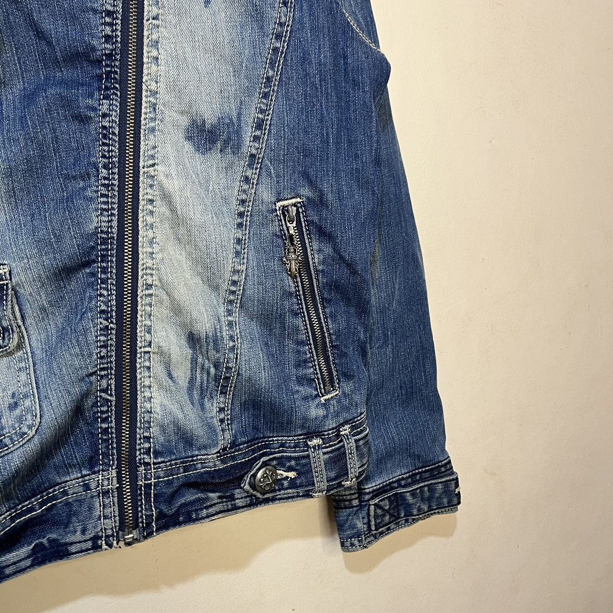 A&G Rock Rare A&G Amal Guessous x Sex Pistols Biker Denim Jacket Size US L / EU 52-54 / 3 - 5 Thumbnail