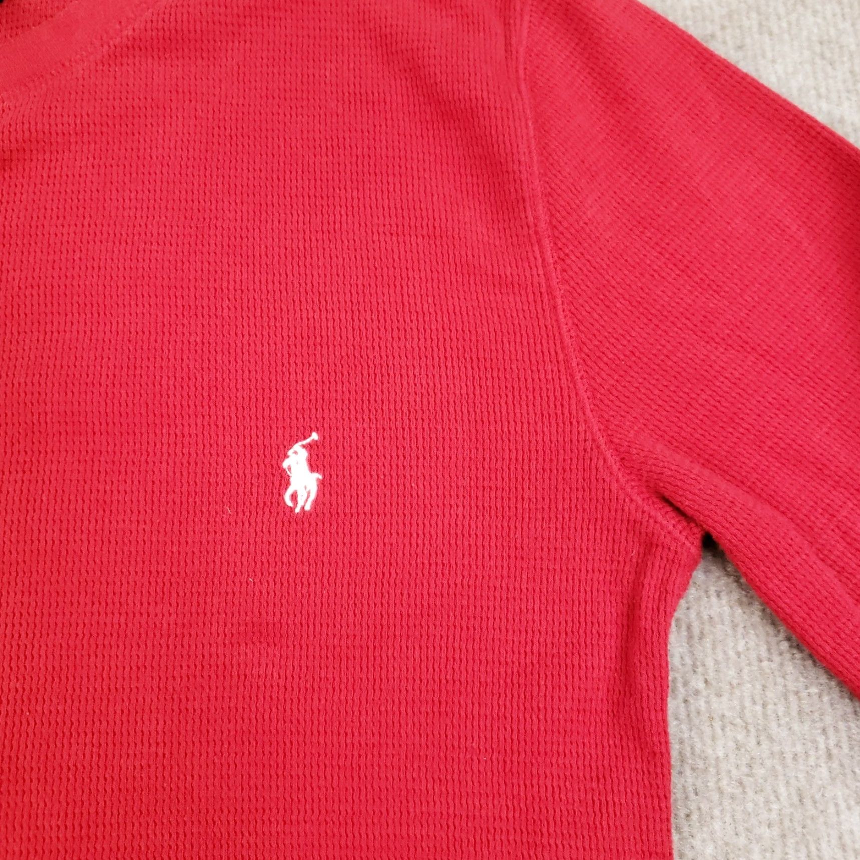 Polo Ralph Lauren Polo Ralph Lauren Sleepwear Shirt Womens Medium Red Pajama Top Knit Size M / US 6-8 / IT 42-44 - 6 Thumbnail