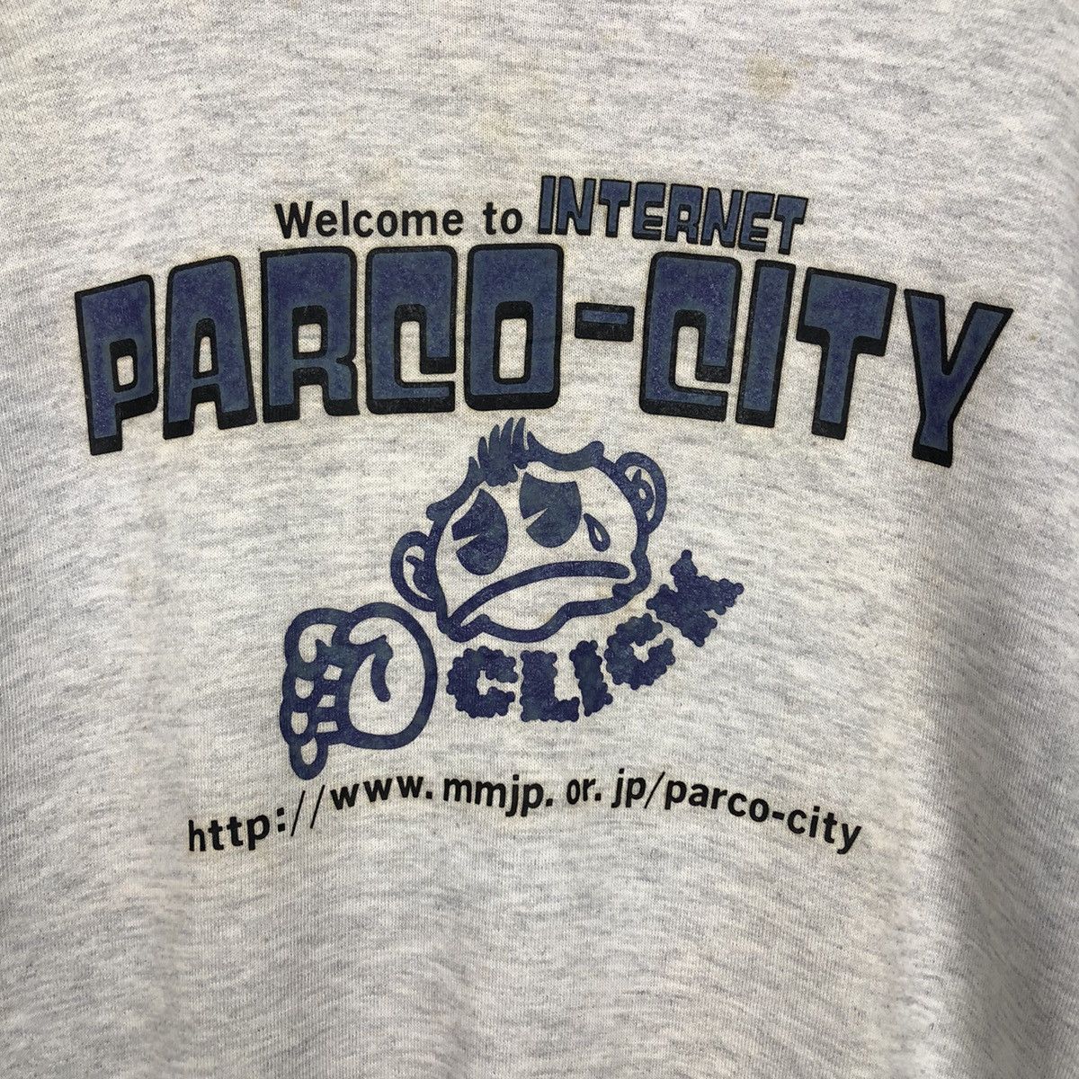 Japanese Brand × Vintage 📌Vintage Sweatshirt Parco City Made in Usa Big Logo Size US L / EU 52-54 / 3 - 13 Thumbnail