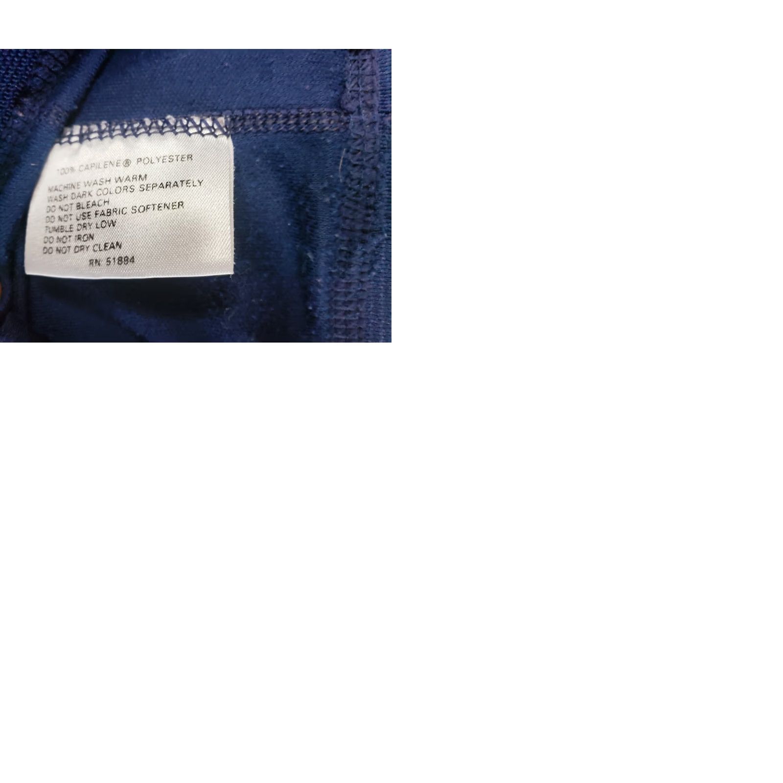 Patagonia VINTAGE Patagonia Capilene Blue Thermal Baselayer Bottoms Underwear Women L Capilene Polyester Knit Tapered Inseam 29 Size 36" / US 14 / IT 50 - 9 Thumbnail